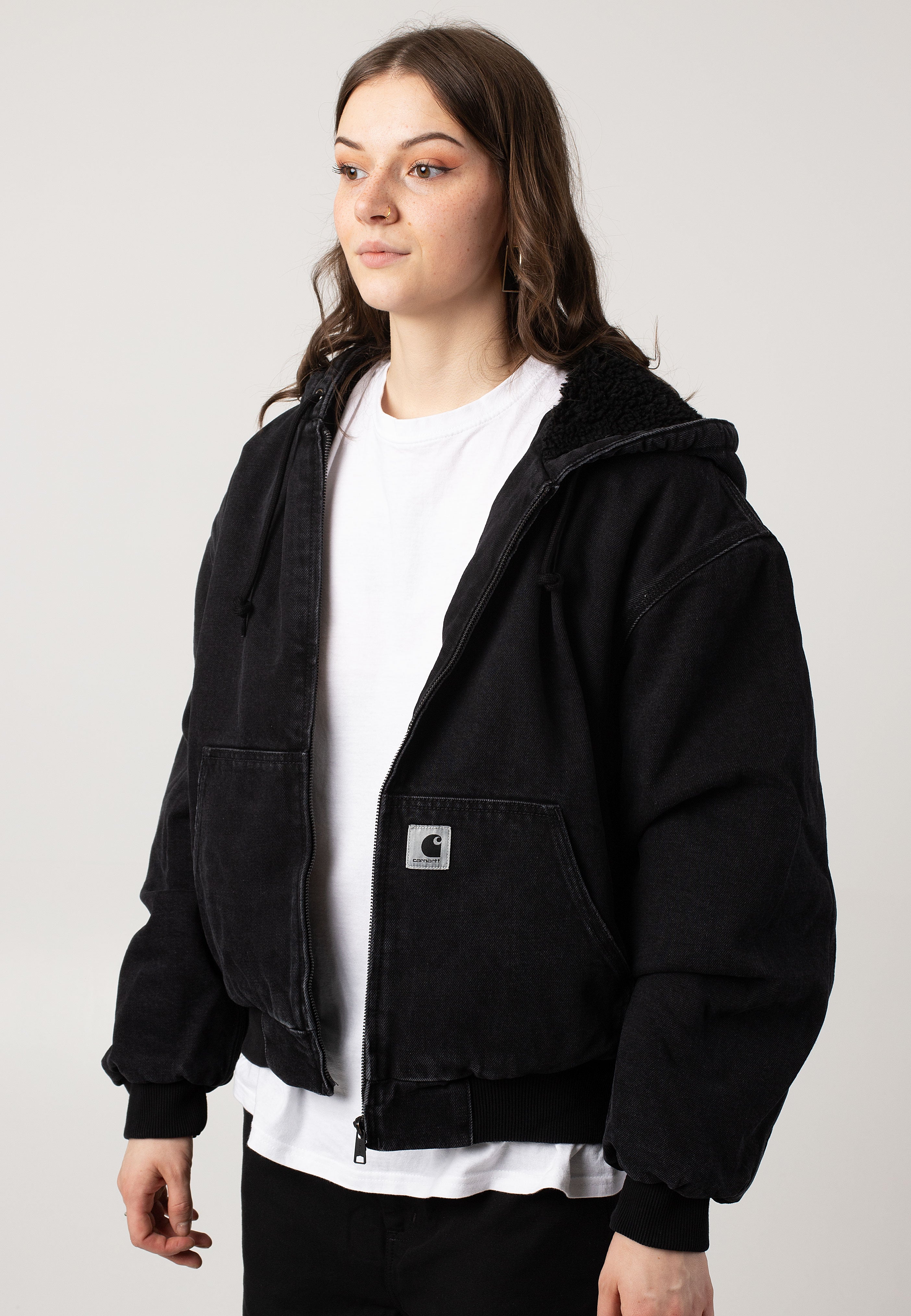 Carhartt WIP - W' Og Active Stone Washed Black - Jeans Jacket | Women-Image
