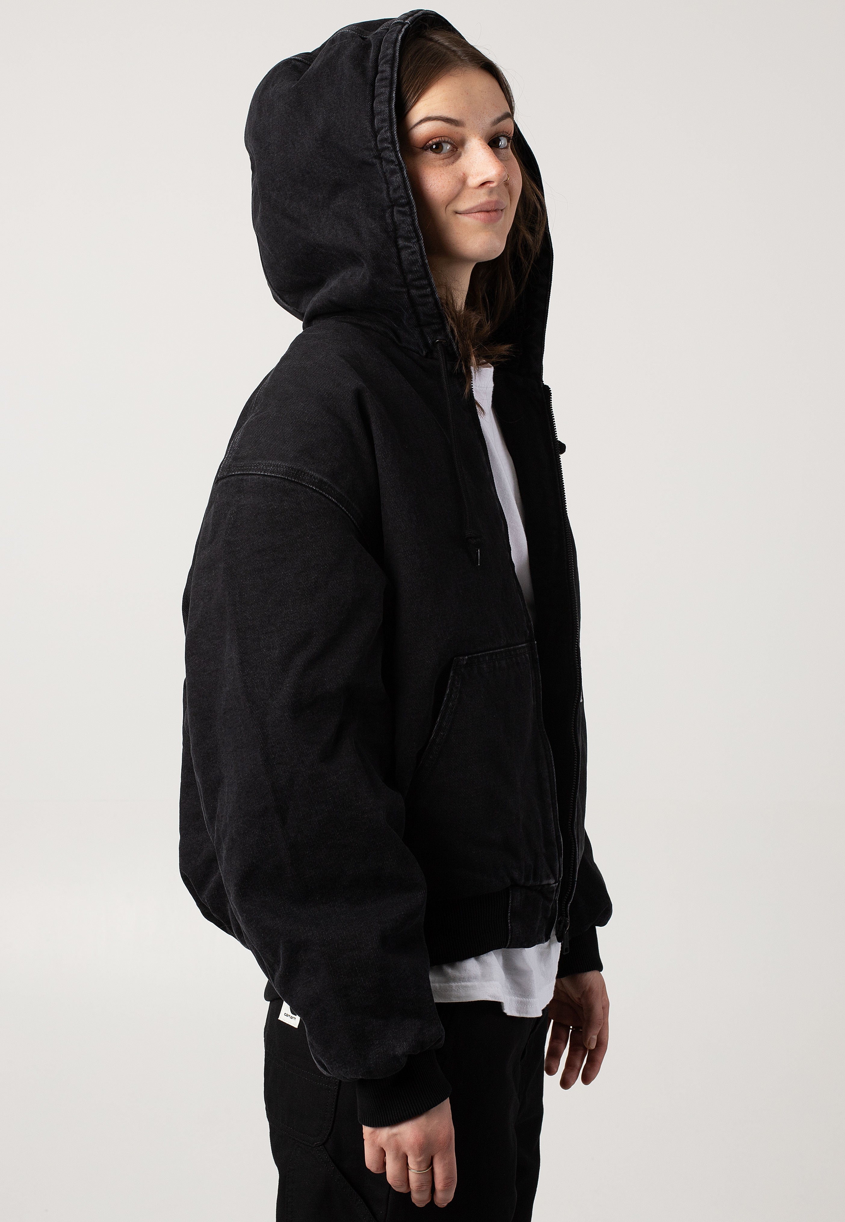 Carhartt WIP - W' Og Active Stone Washed Black - Jeans Jacket | Women-Image