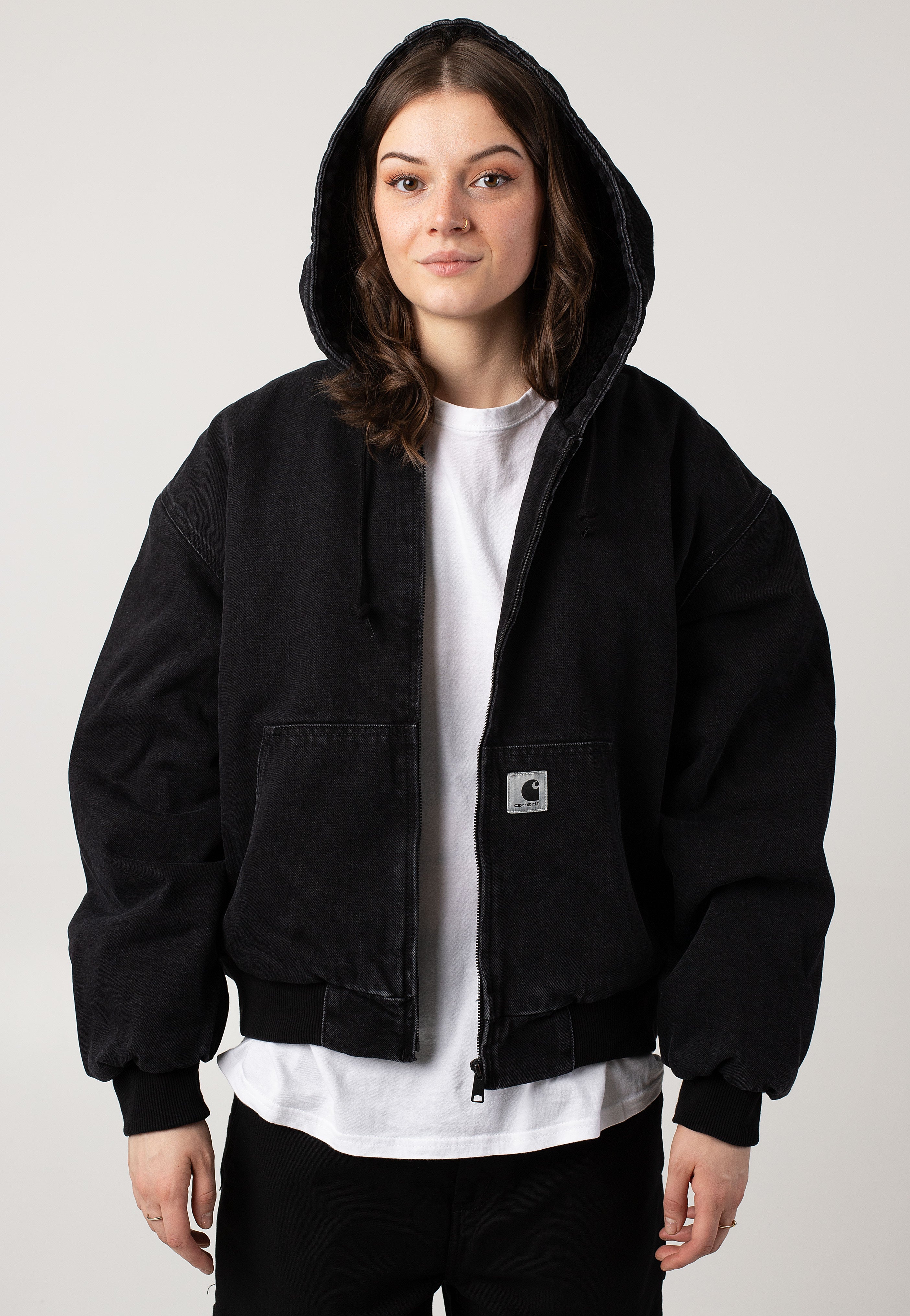 Carhartt WIP - W' Og Active Stone Washed Black - Jeans Jacket | Women-Image