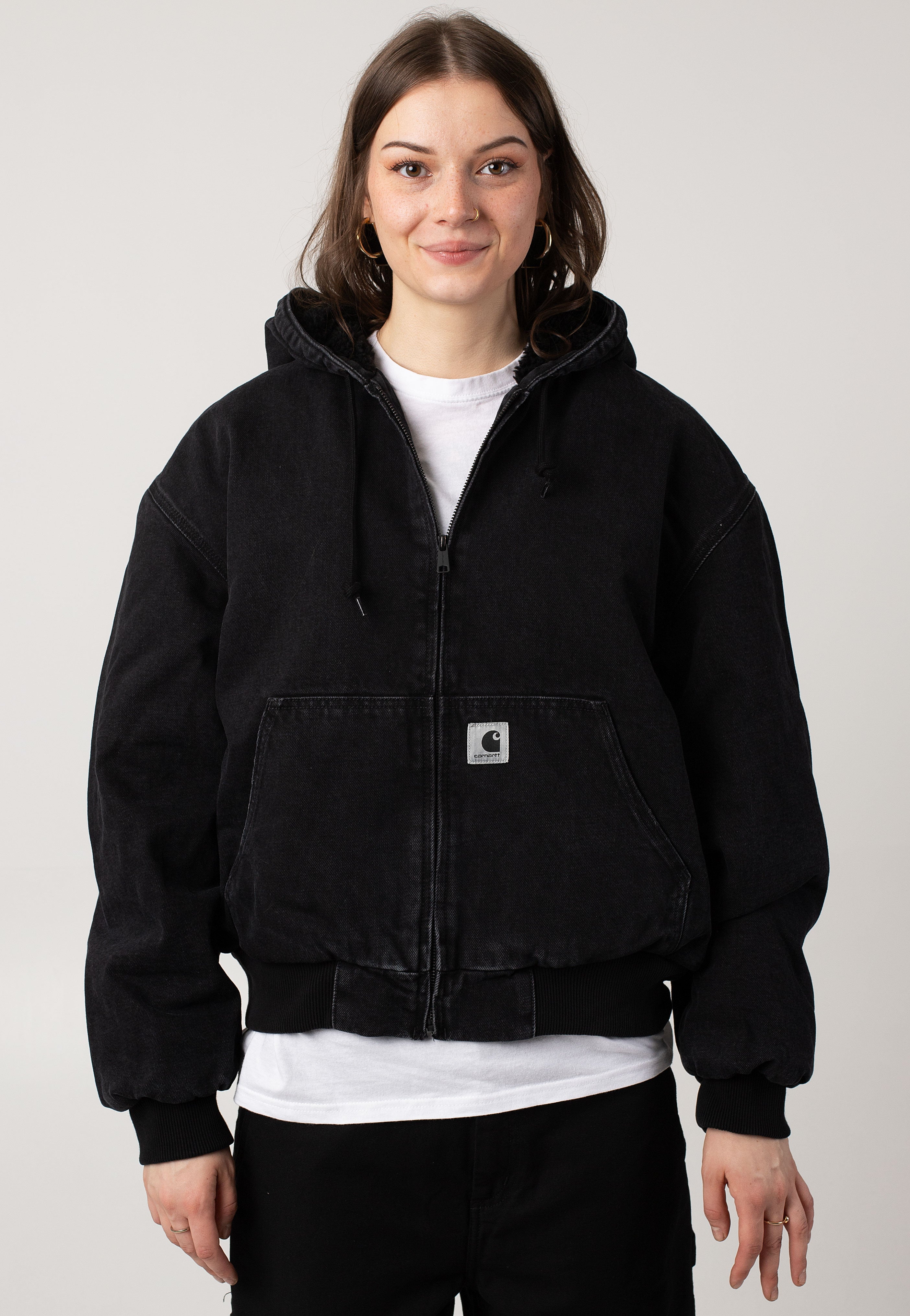 Carhartt WIP - W' Og Active Stone Washed Black - Jeans Jacket | Women-Image