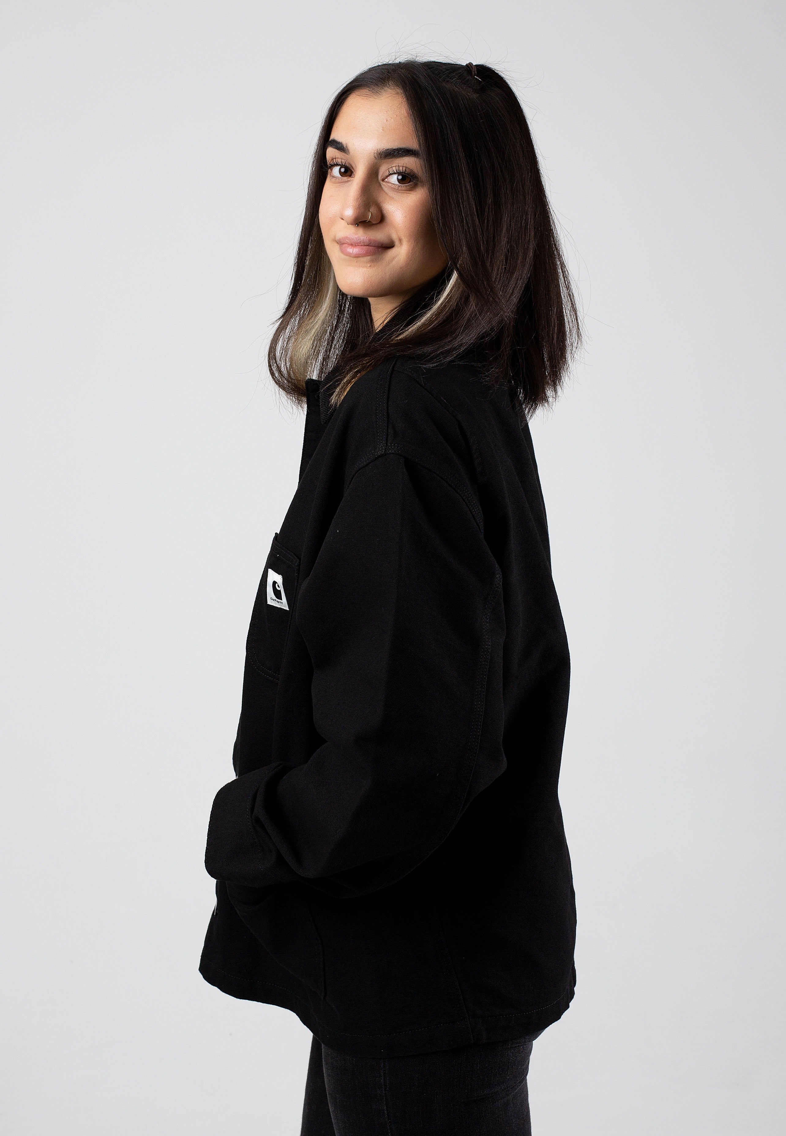 Carhartt WIP - W' OG Michigan Rinsed Black/Black - Jacket