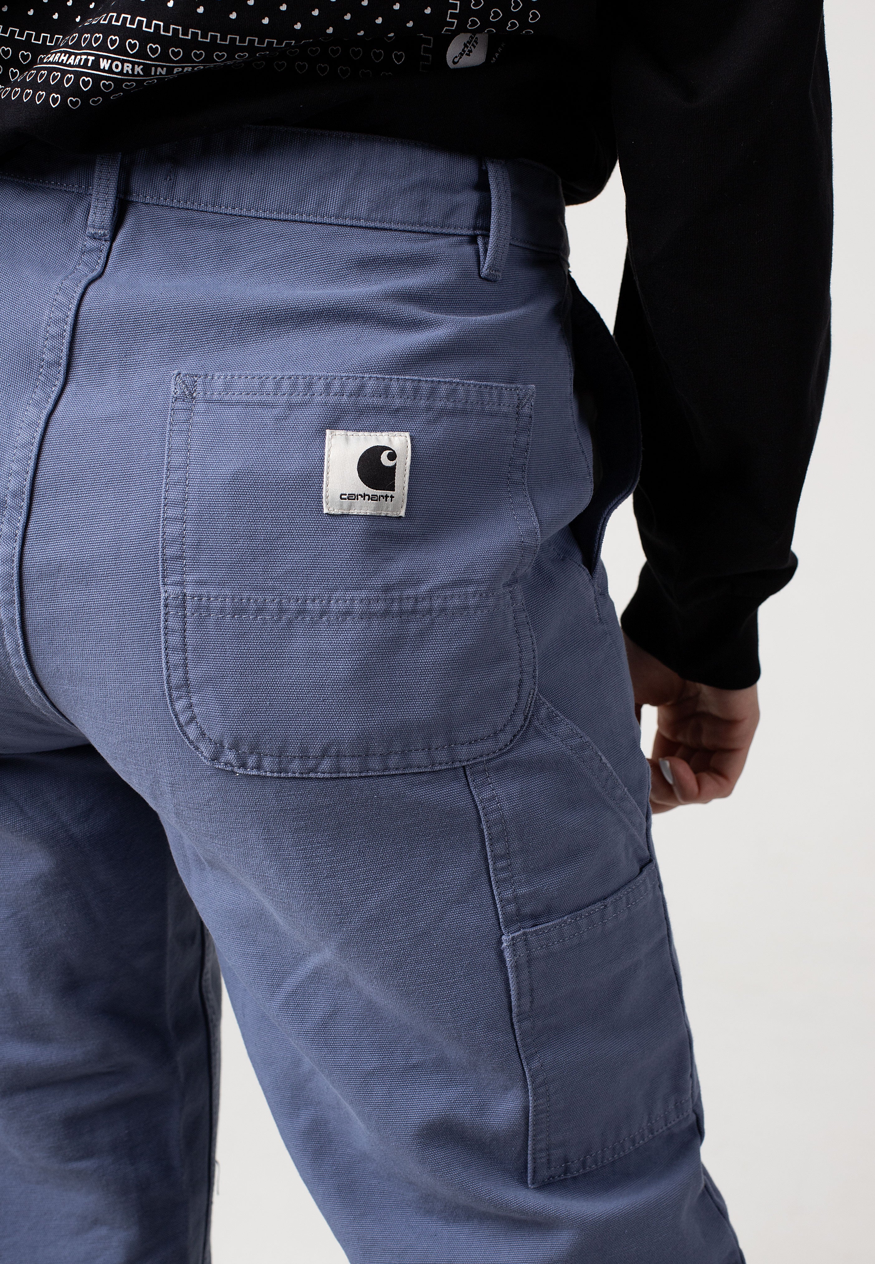 Carhartt WIP - W' Pierce Aged Canvas Bay Blue - Pants | Women-Image