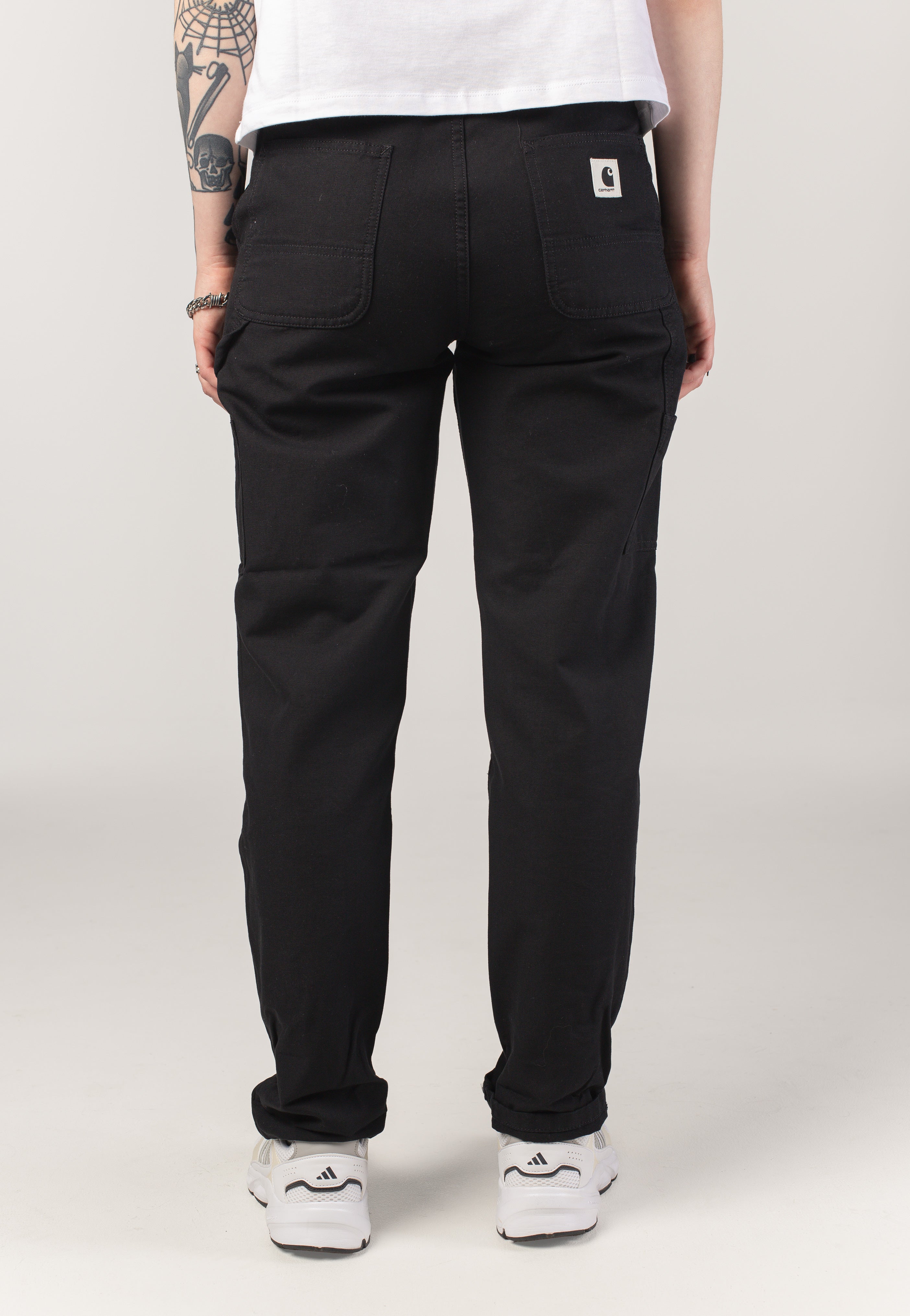 Carhartt WIP - W' Pierce Rinsed Black - Pants | Women-Image