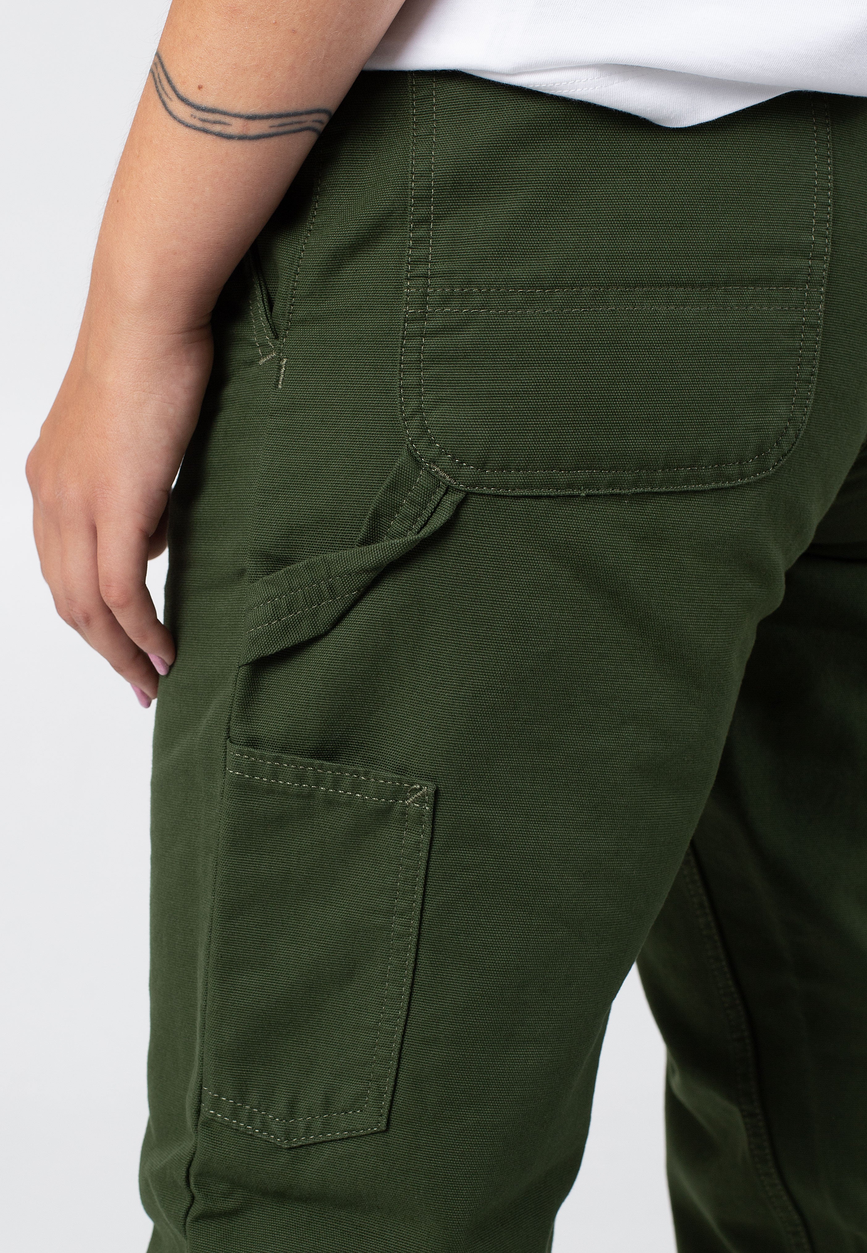 Carhartt WIP - W' Pierce Rinsed Tarragon - Pants | Women-Image