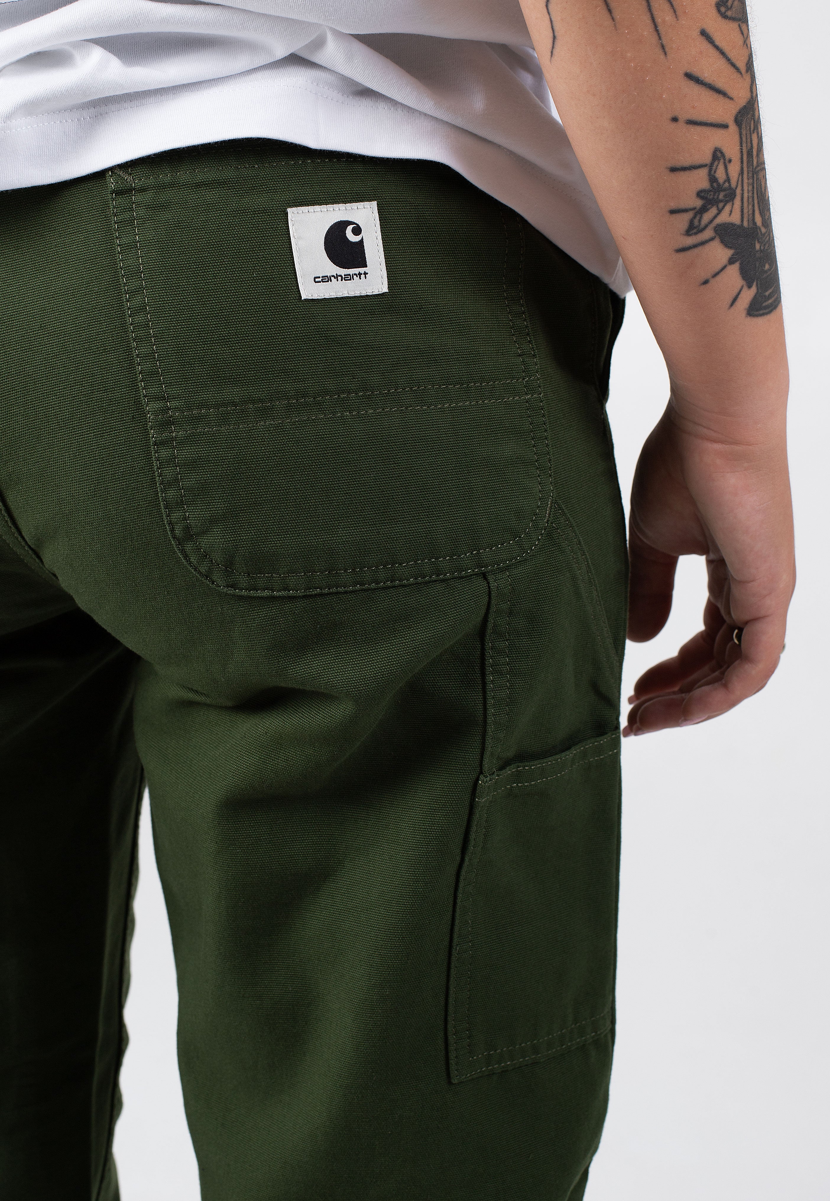 Carhartt WIP - W' Pierce Rinsed Tarragon - Pants | Women-Image