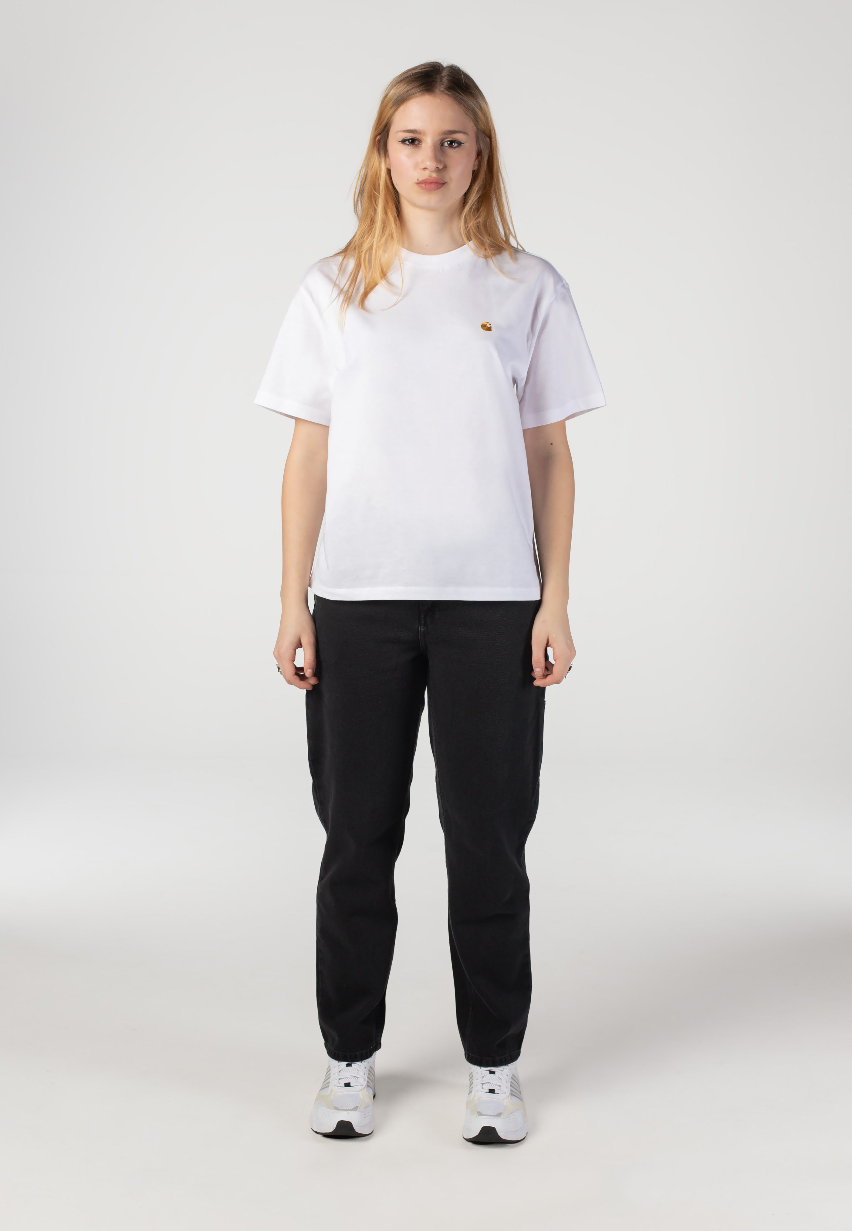 Carhartt WIP - W' Pierce Stone Washed Black - Jeans | Women-Image