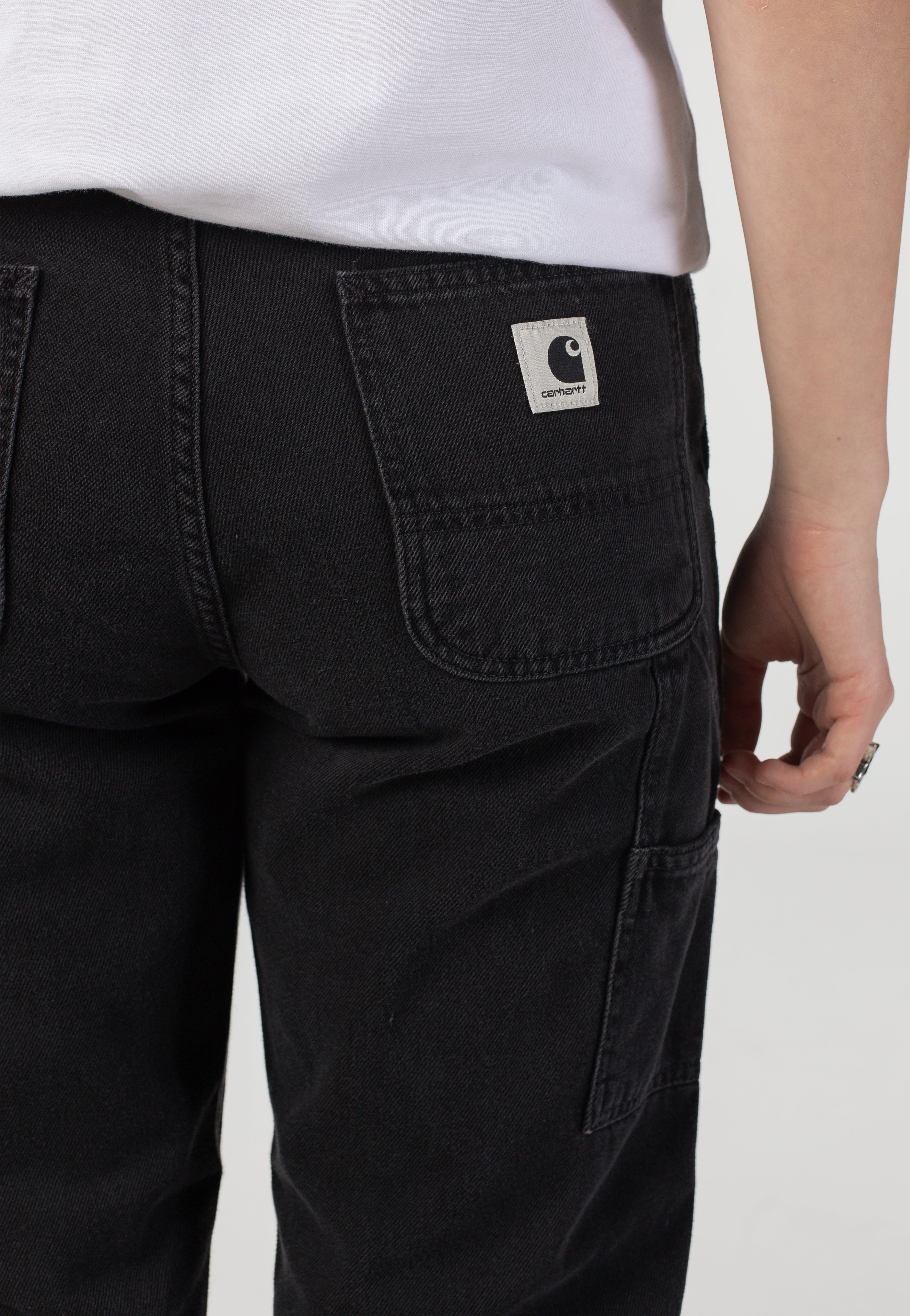 Carhartt WIP - W' Pierce Stone Washed Black - Jeans | Women-Image