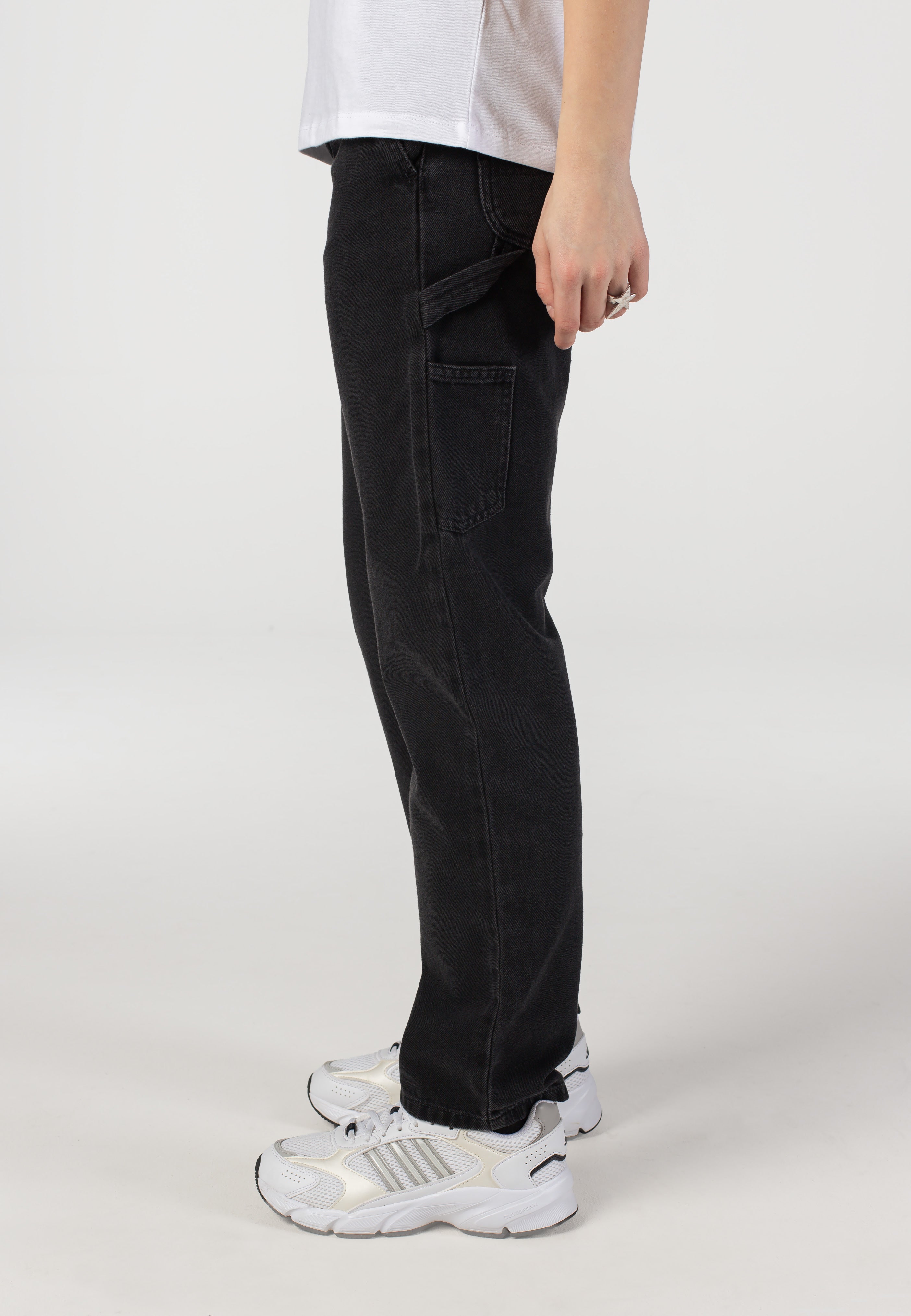 Carhartt WIP - W' Pierce Stone Washed Black - Jeans | Women-Image
