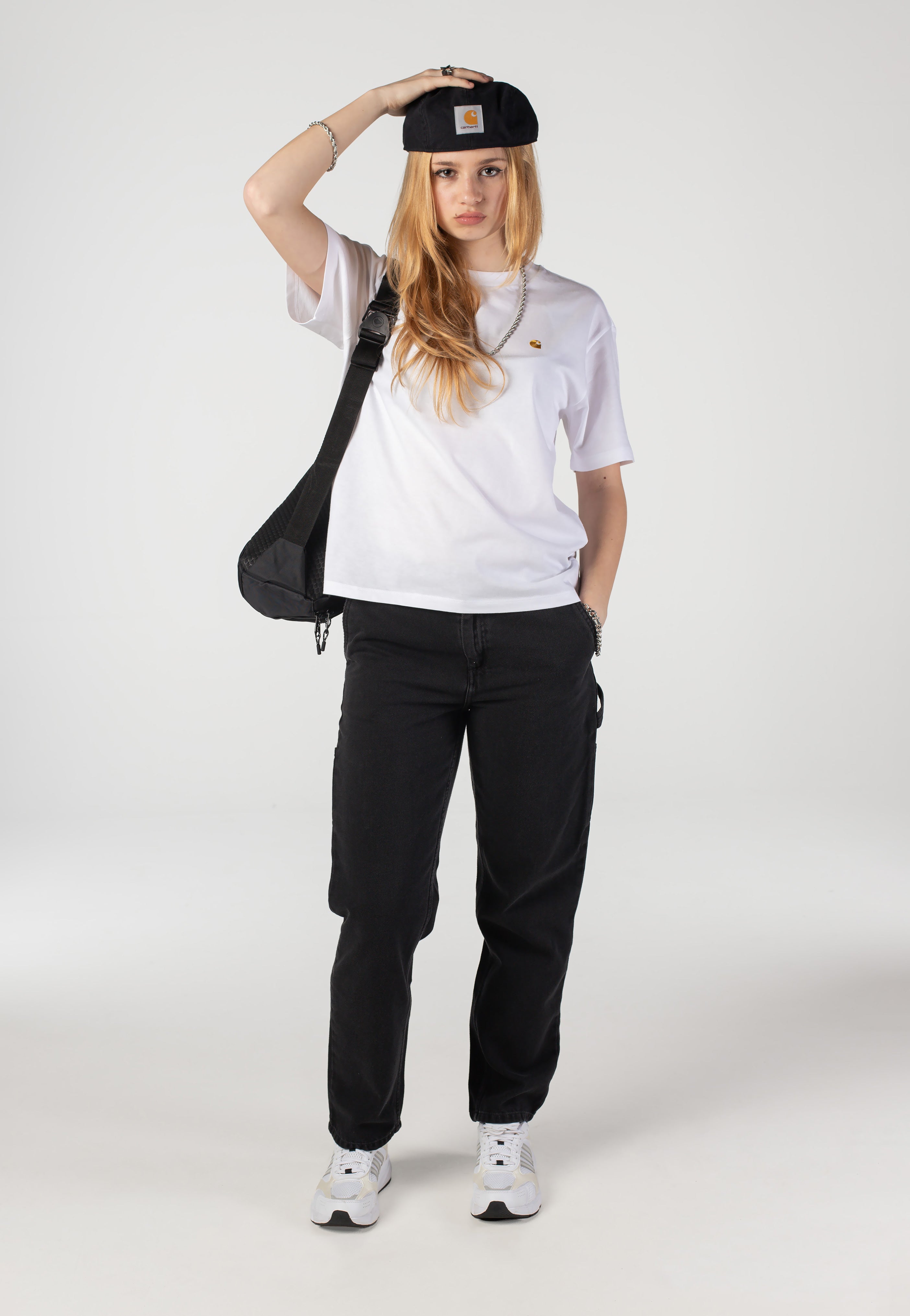 Carhartt WIP - W' Pierce Stone Washed Black - Jeans | Women-Image