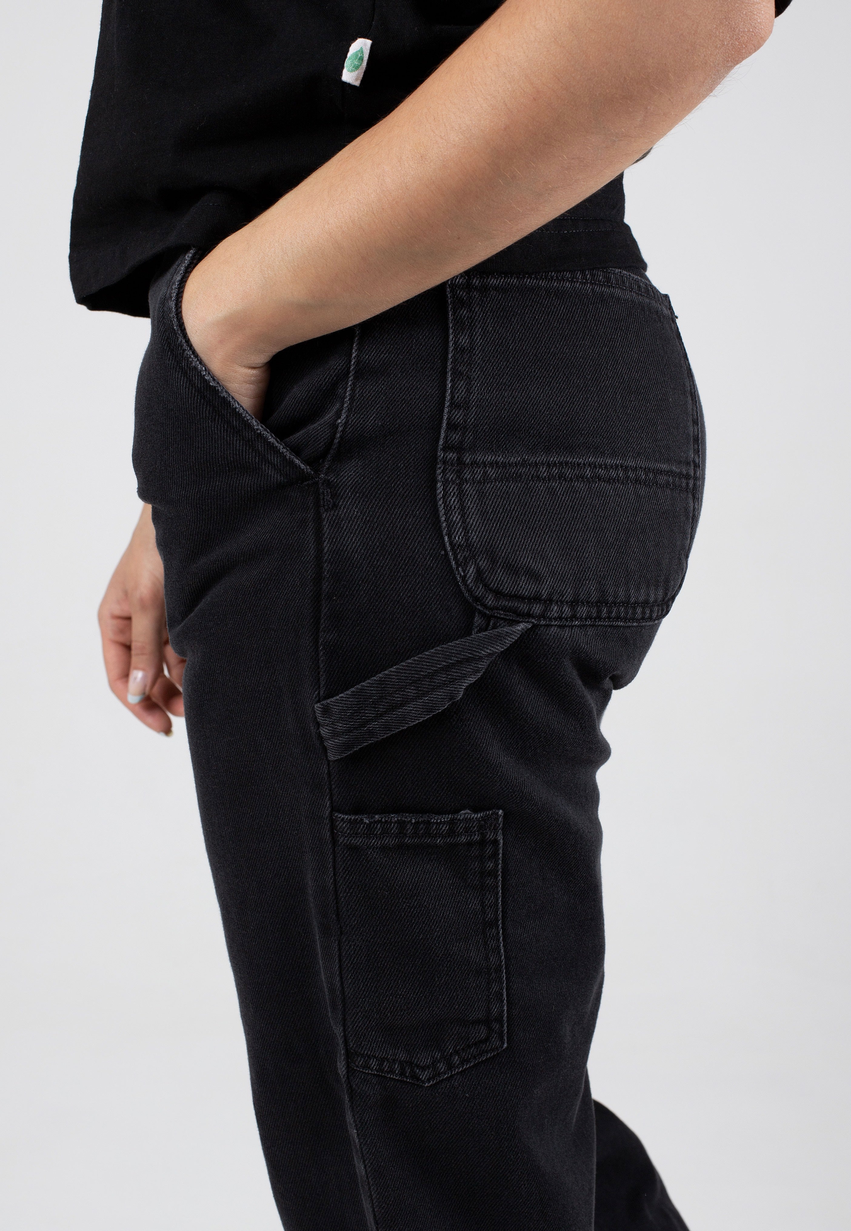 Carhartt WIP - W' Pierce Stone Washed Black - Jeans | Women-Image