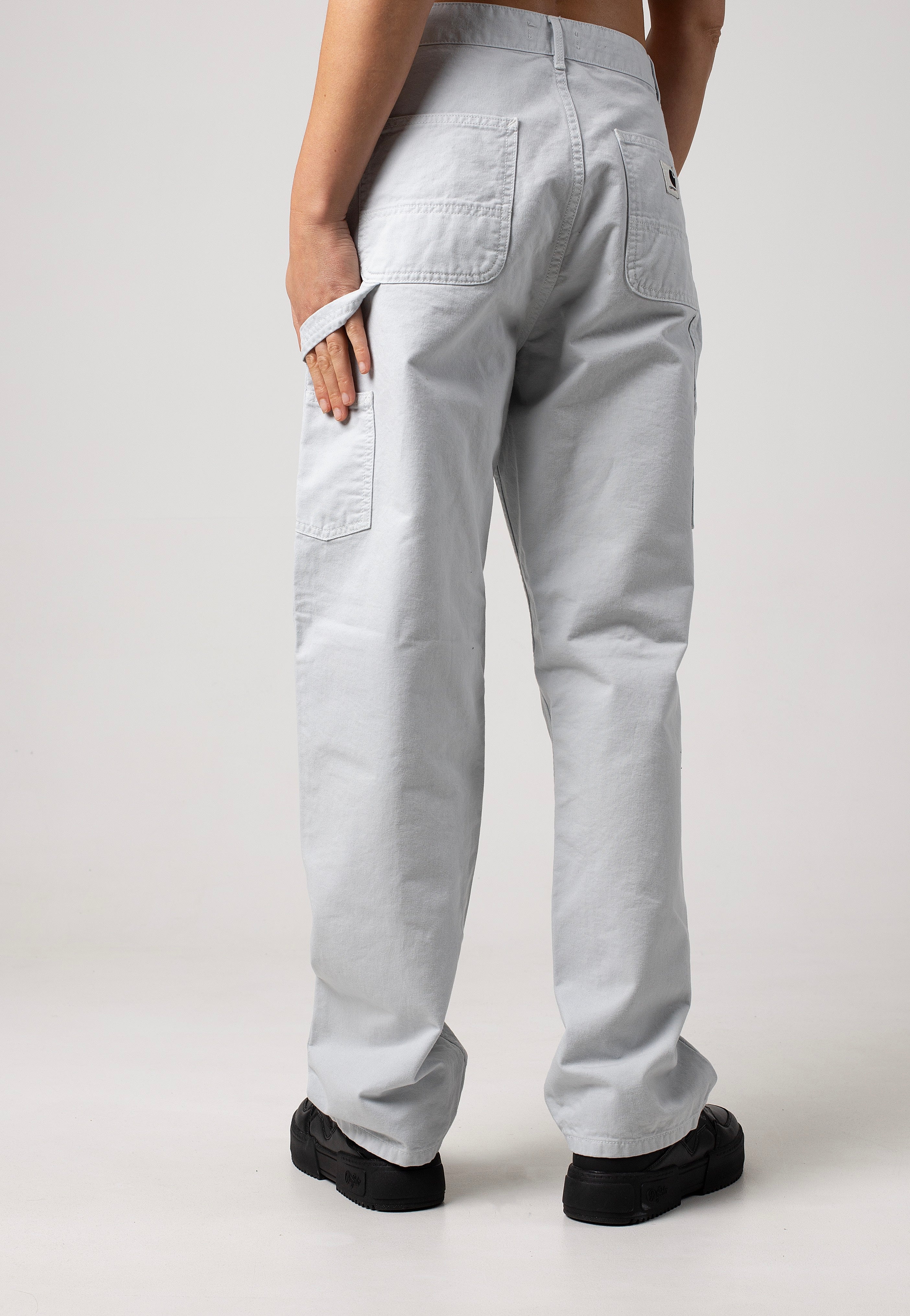 W' Pierce Straight Garment Dyed Sonic Silver - Pants