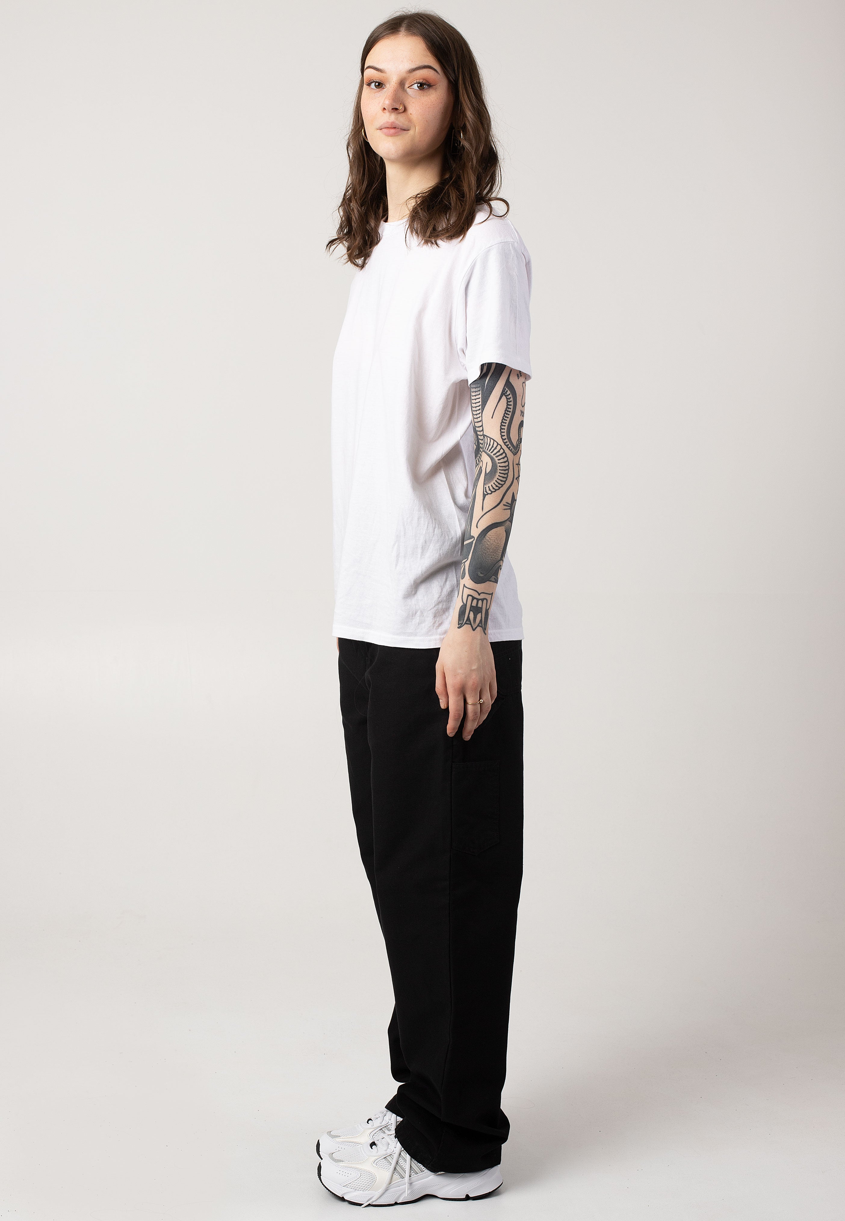 Carhartt WIP - W' Pierce Straight Rinsed Black - Pants | Women-Image