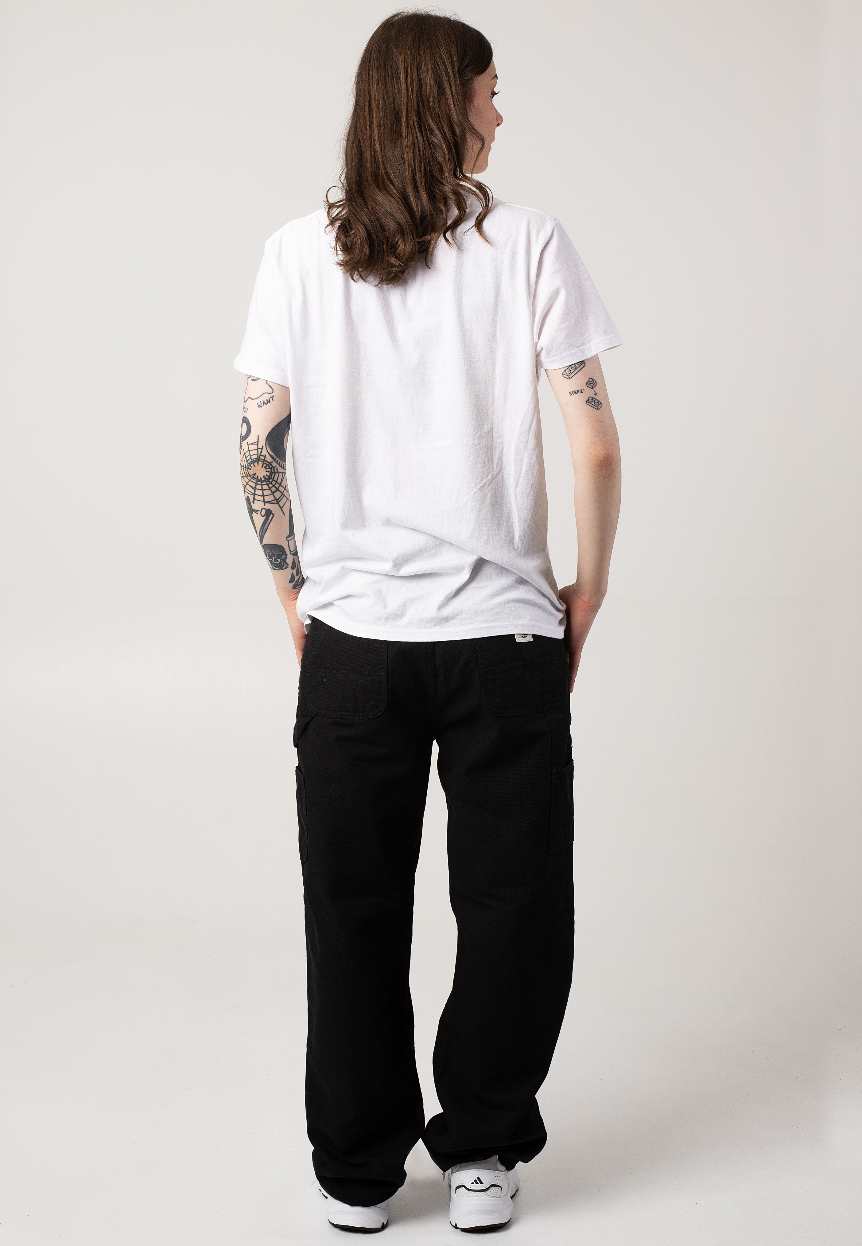 Carhartt WIP - W' Pierce Straight Rinsed Black - Pants | Women-Image