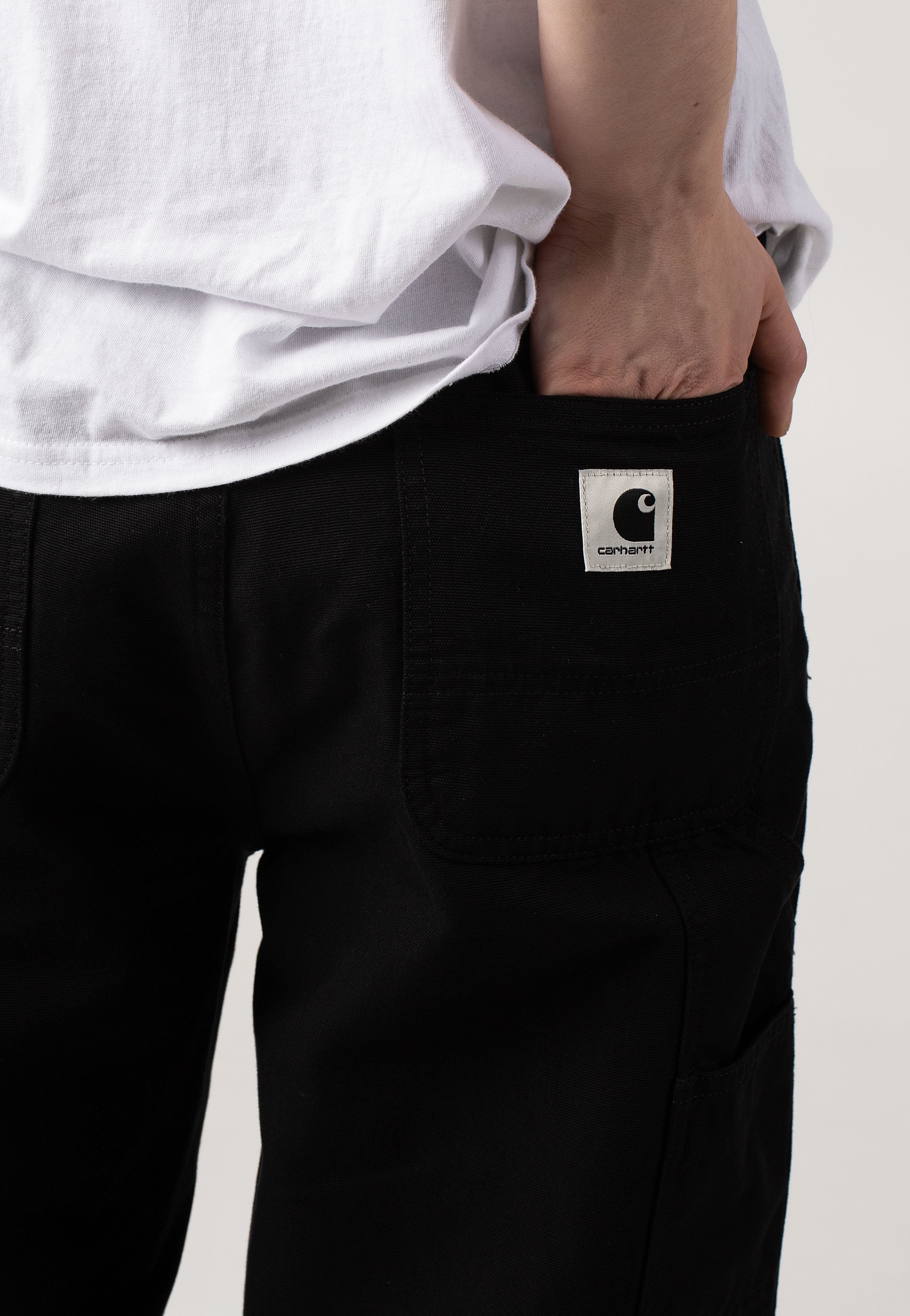 Carhartt WIP - W' Pierce Straight Rinsed Black - Pants | Women-Image