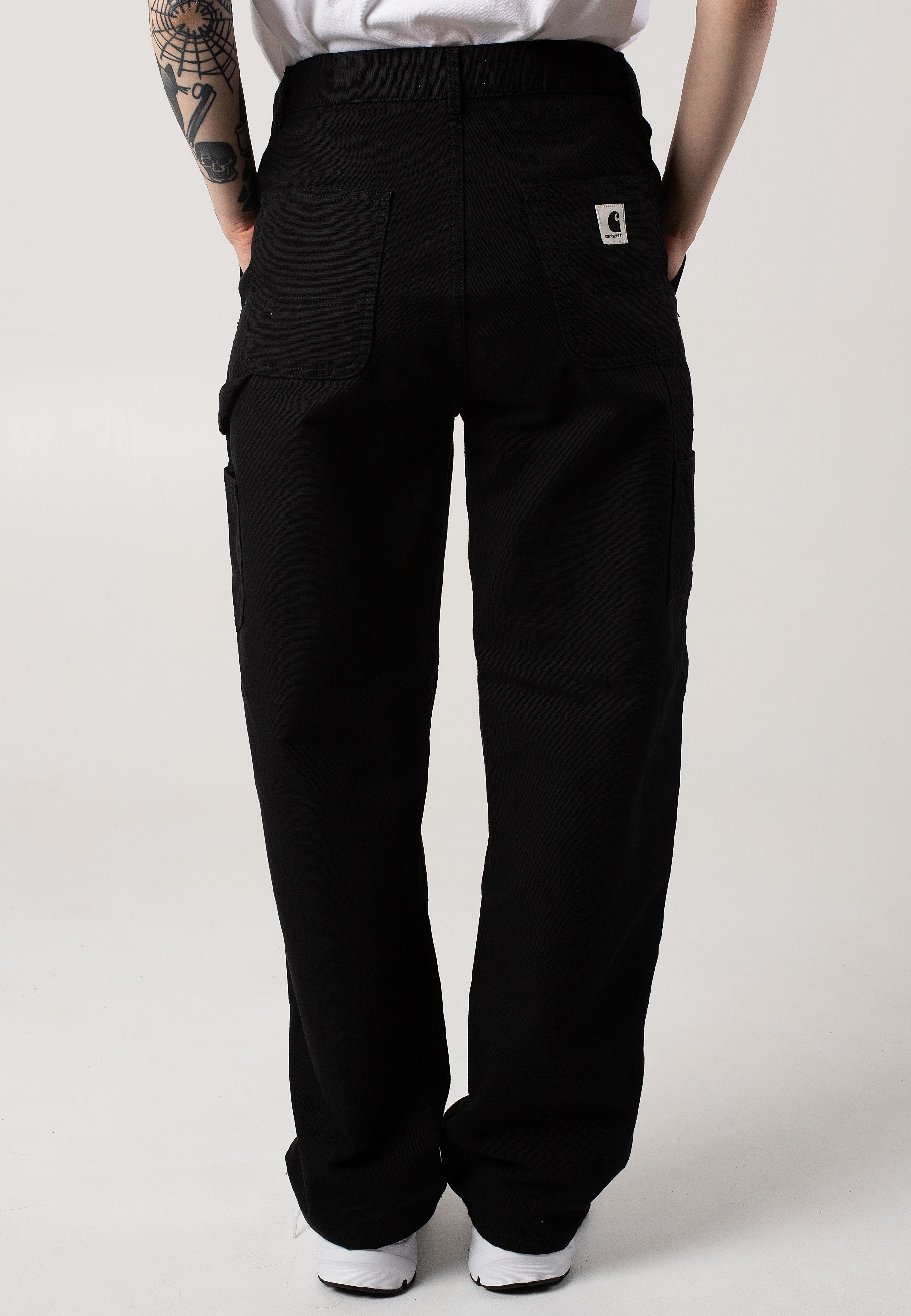 Carhartt WIP - W' Pierce Straight Rinsed Black - Pants | Women-Image