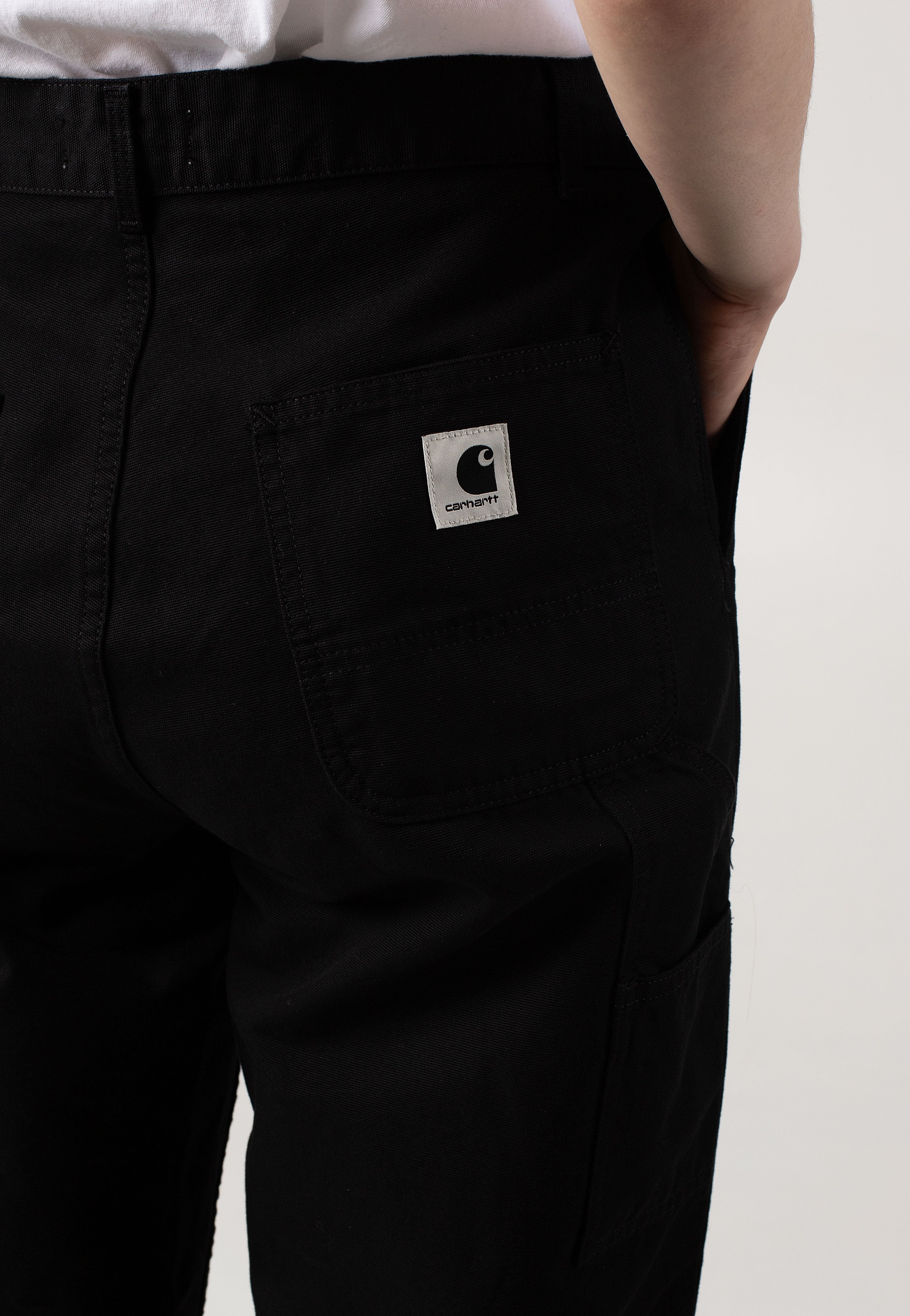 Carhartt WIP - W' Pierce Straight Rinsed Black - Pants | Women-Image