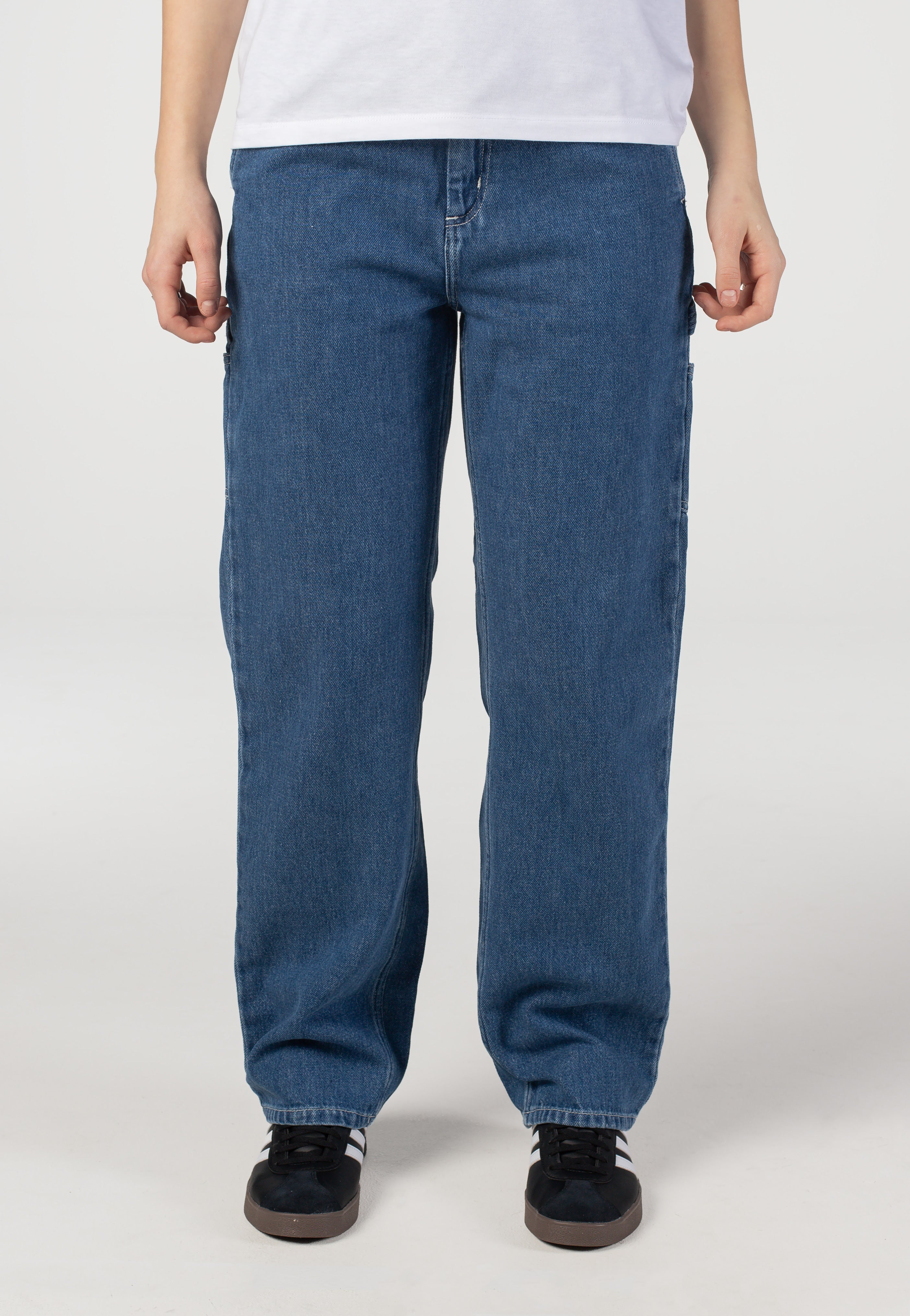 Carhartt WIP - W' Pierce Straight Stone Washed Blue - Jeans | Women-Image