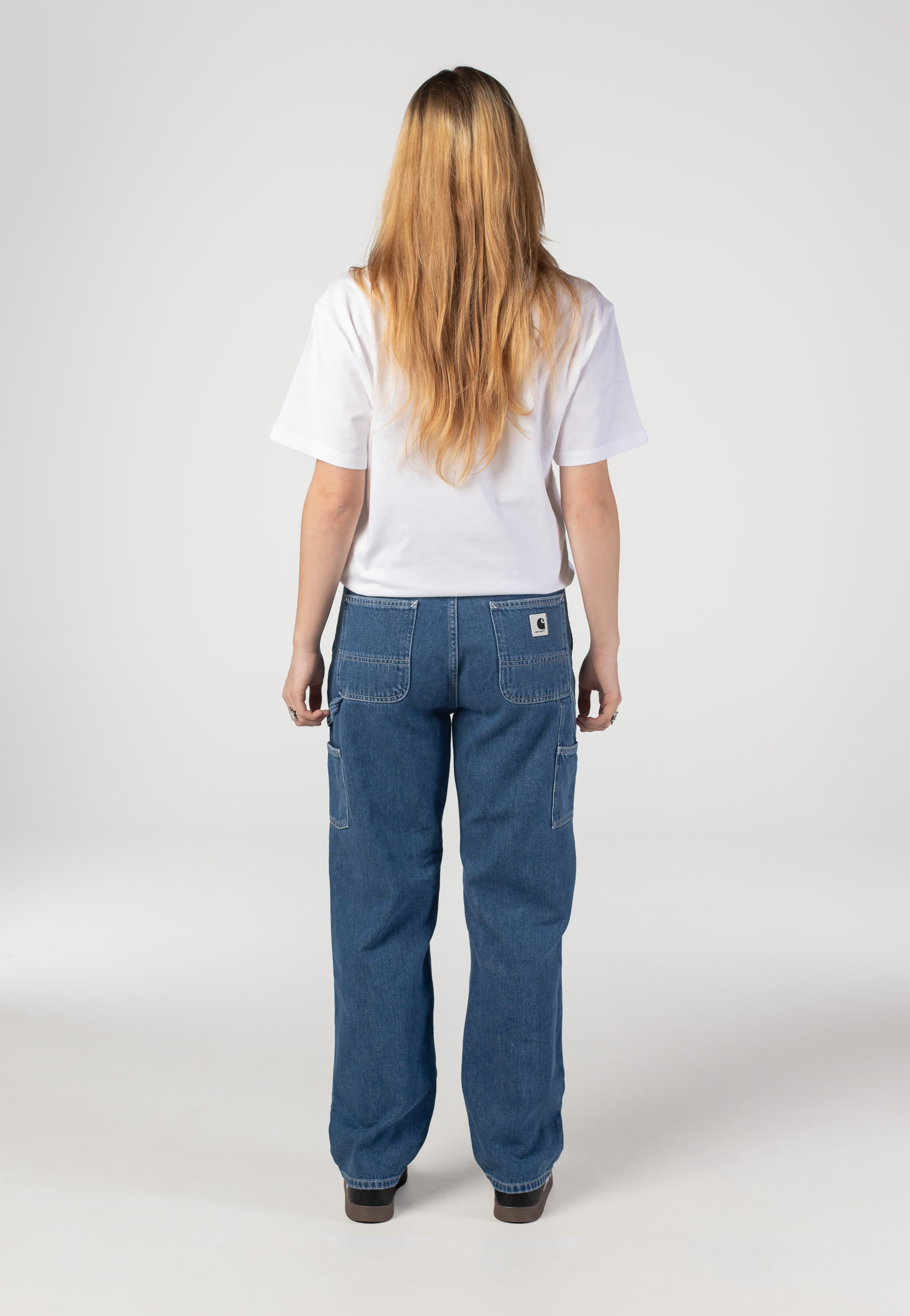 Carhartt WIP - W' Pierce Straight Stone Washed Blue - Jeans | Women-Image