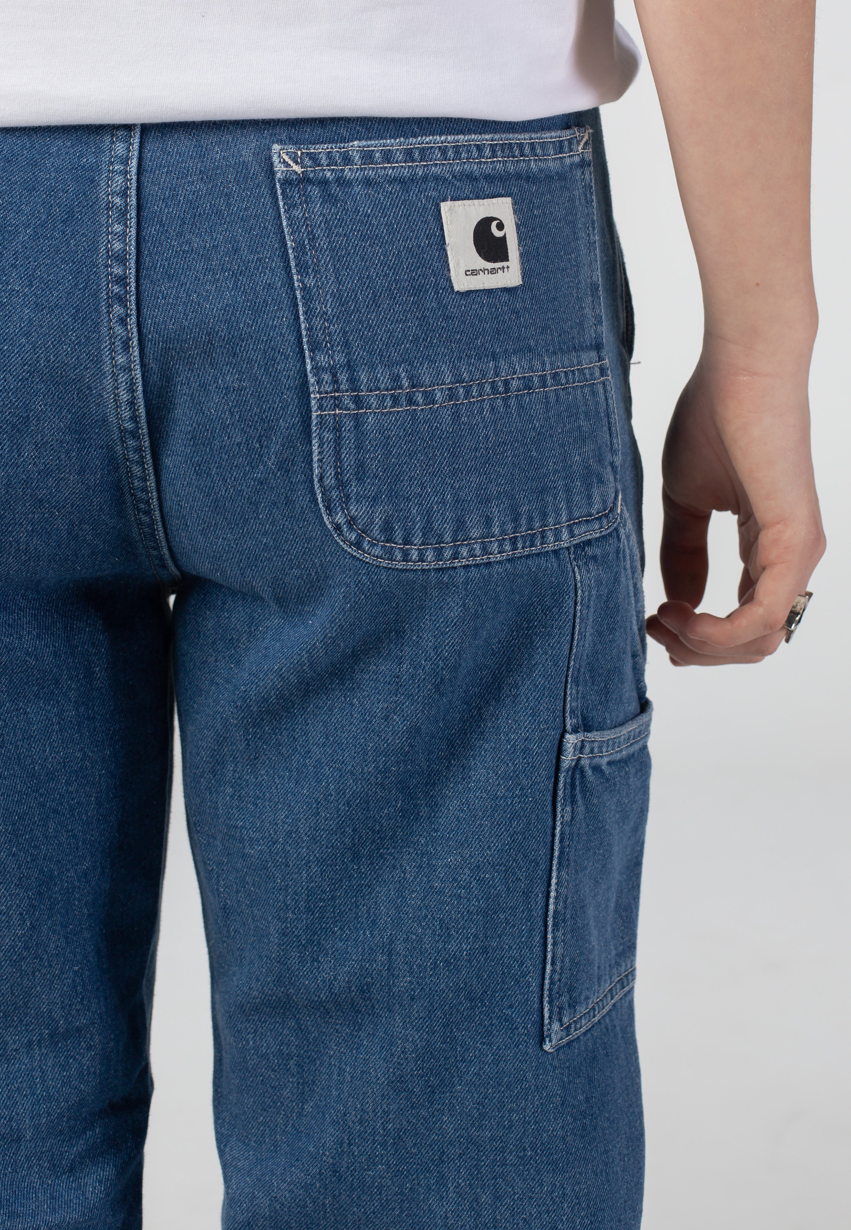 Carhartt WIP - W' Pierce Straight Stone Washed Blue - Jeans | Women-Image
