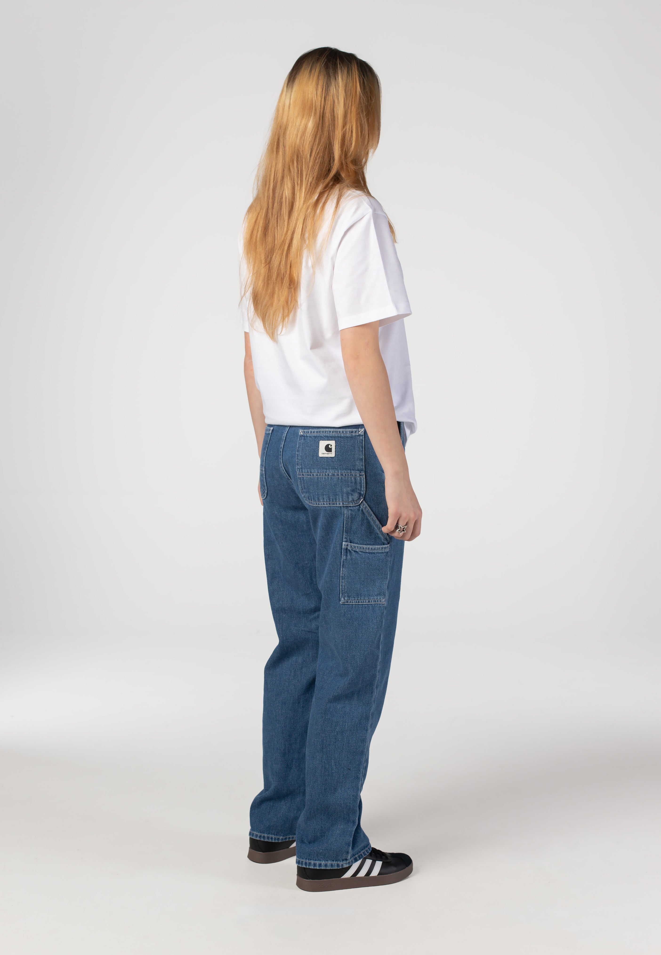 Carhartt WIP - W' Pierce Straight Stone Washed Blue - Jeans | Women-Image