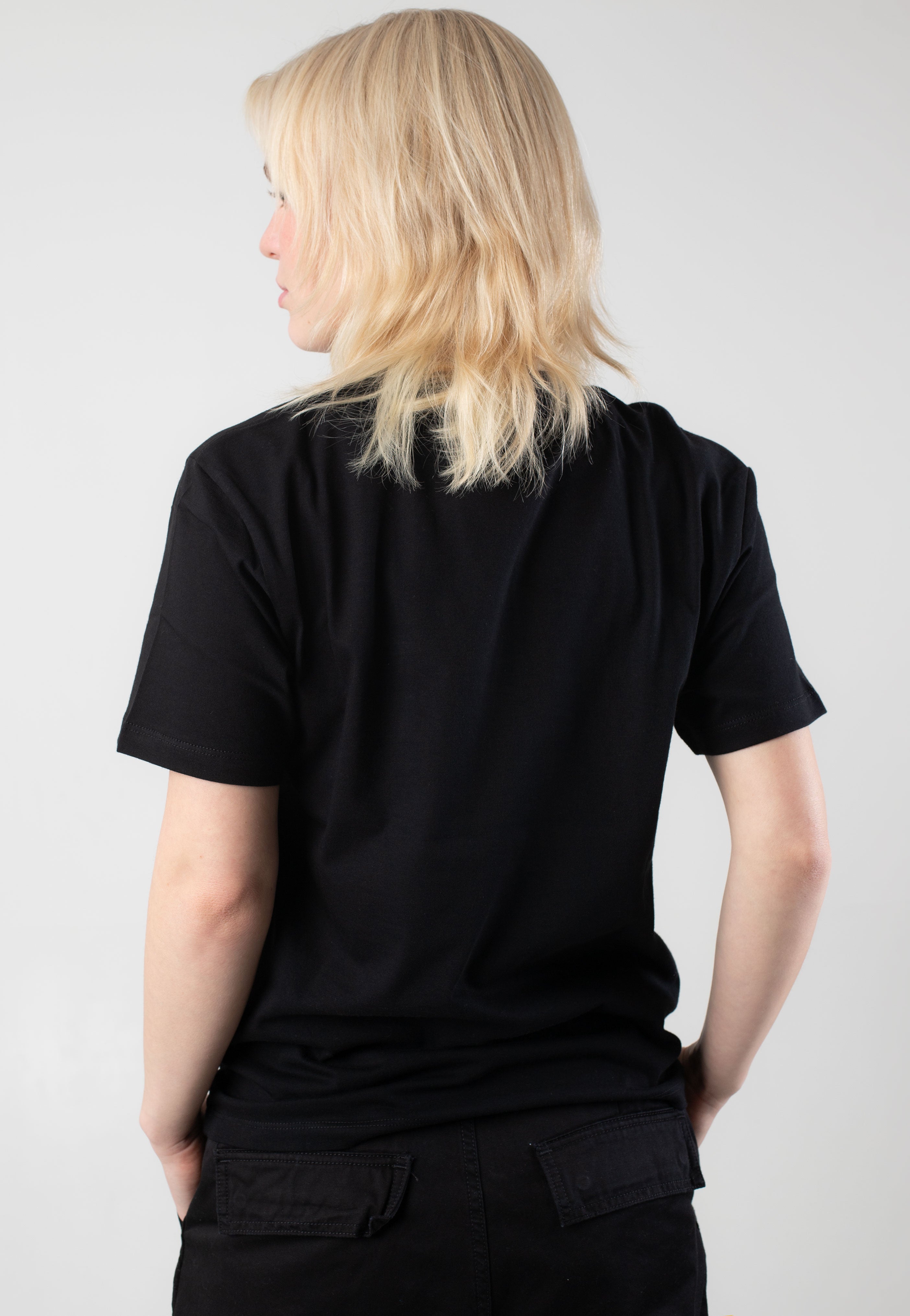 Carhartt WIP - W' Pocket Heart Black/Black - T-Shirt | Women-Image