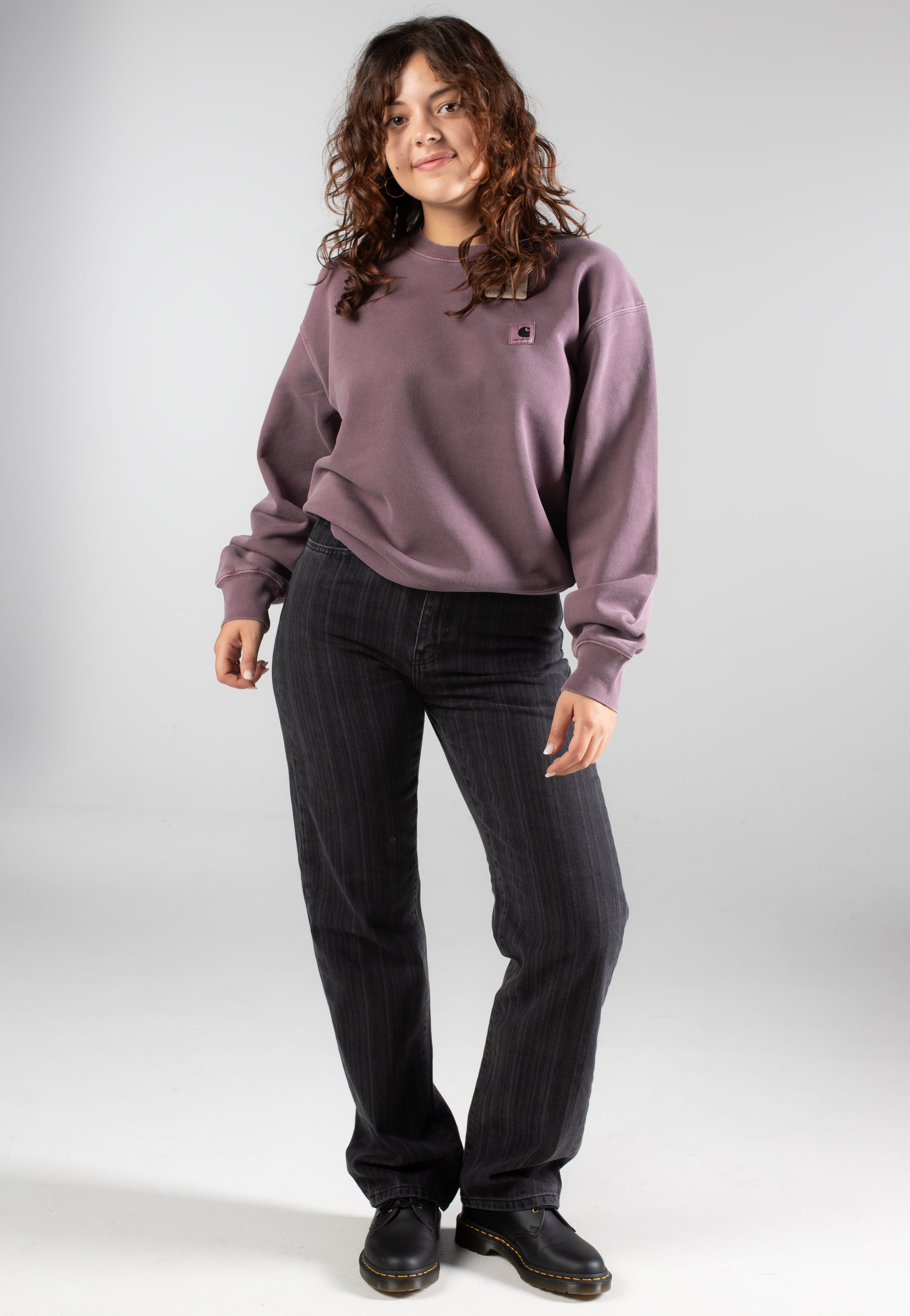 Carhartt WIP - W' Rylan Stripe Black Stone Washed - Jeans | Women-Image