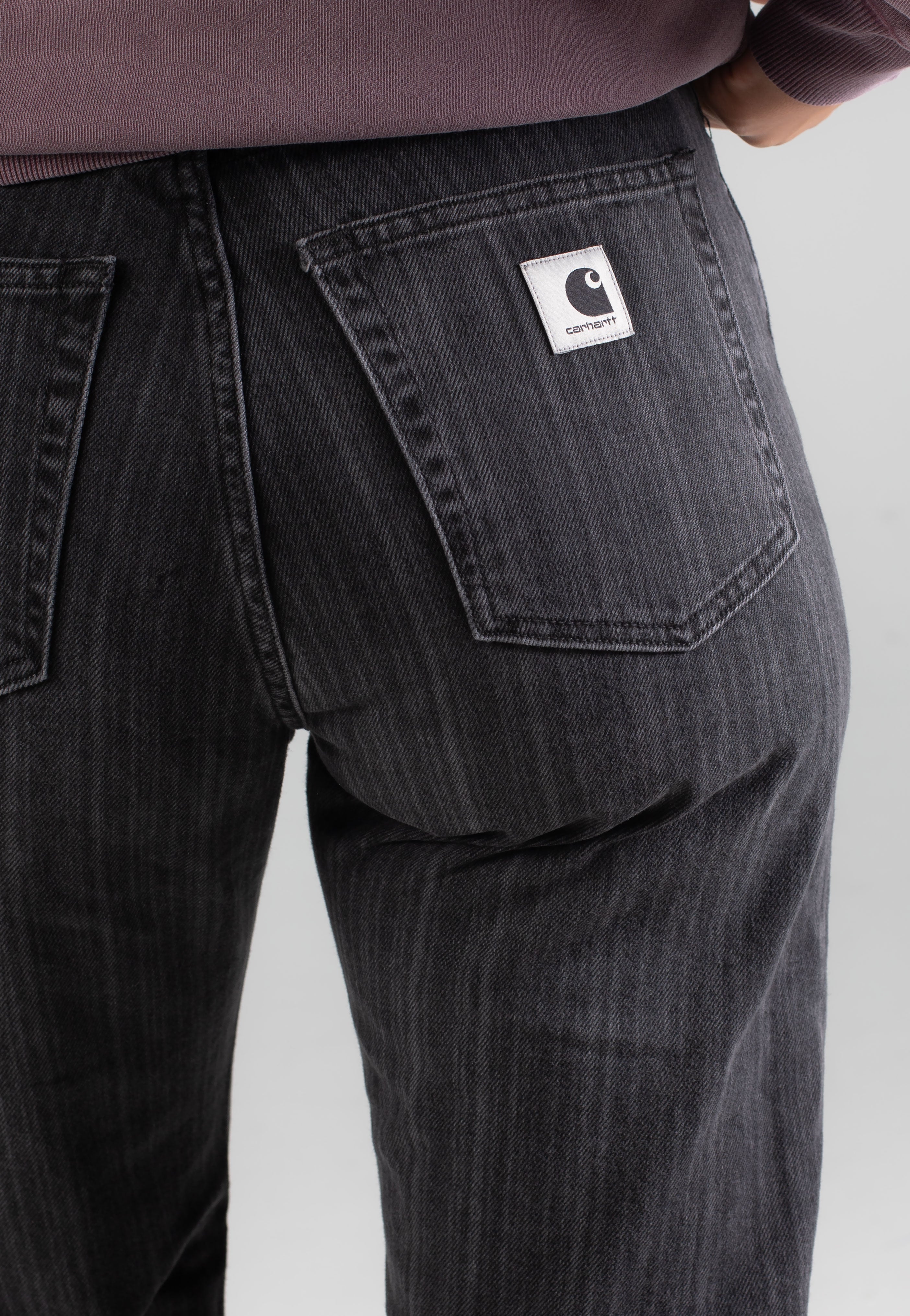 Carhartt WIP - W' Rylan Stripe Black Stone Washed - Jeans | Women-Image