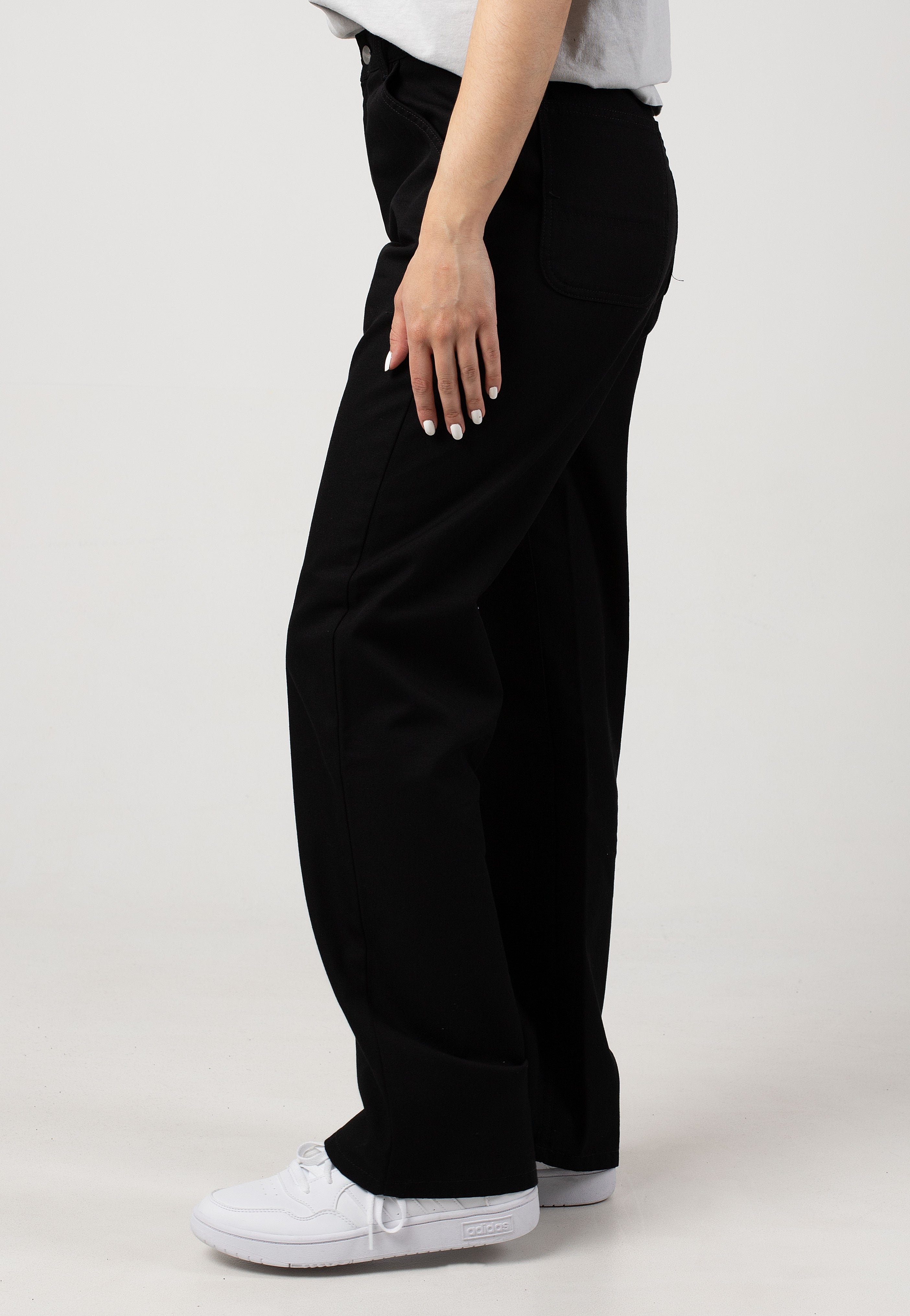 Carhartt WIP - W' Simple Rinsed Black - Pants | Women-Image