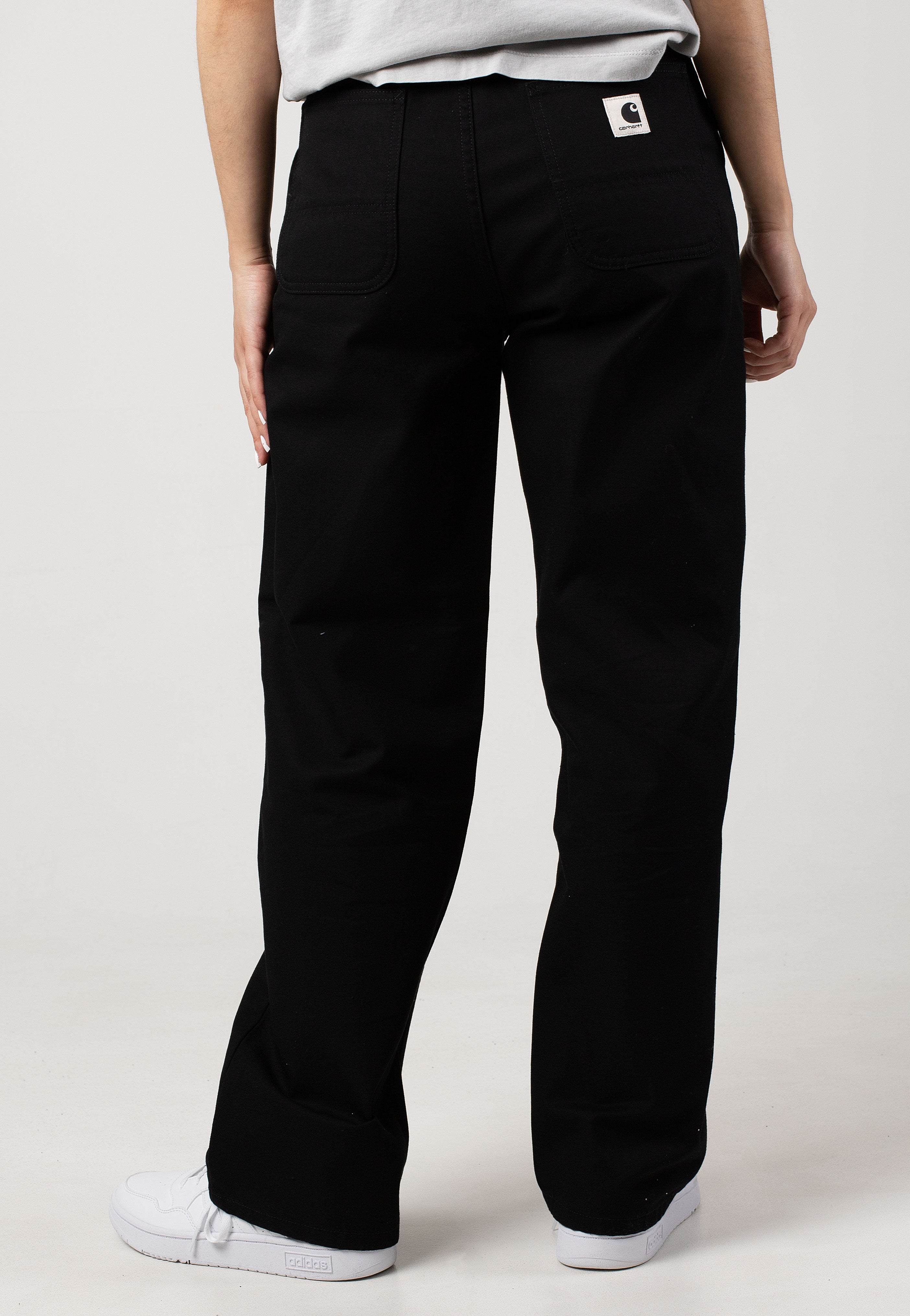 Carhartt WIP - W' Simple Rinsed Black - Pants | Women-Image