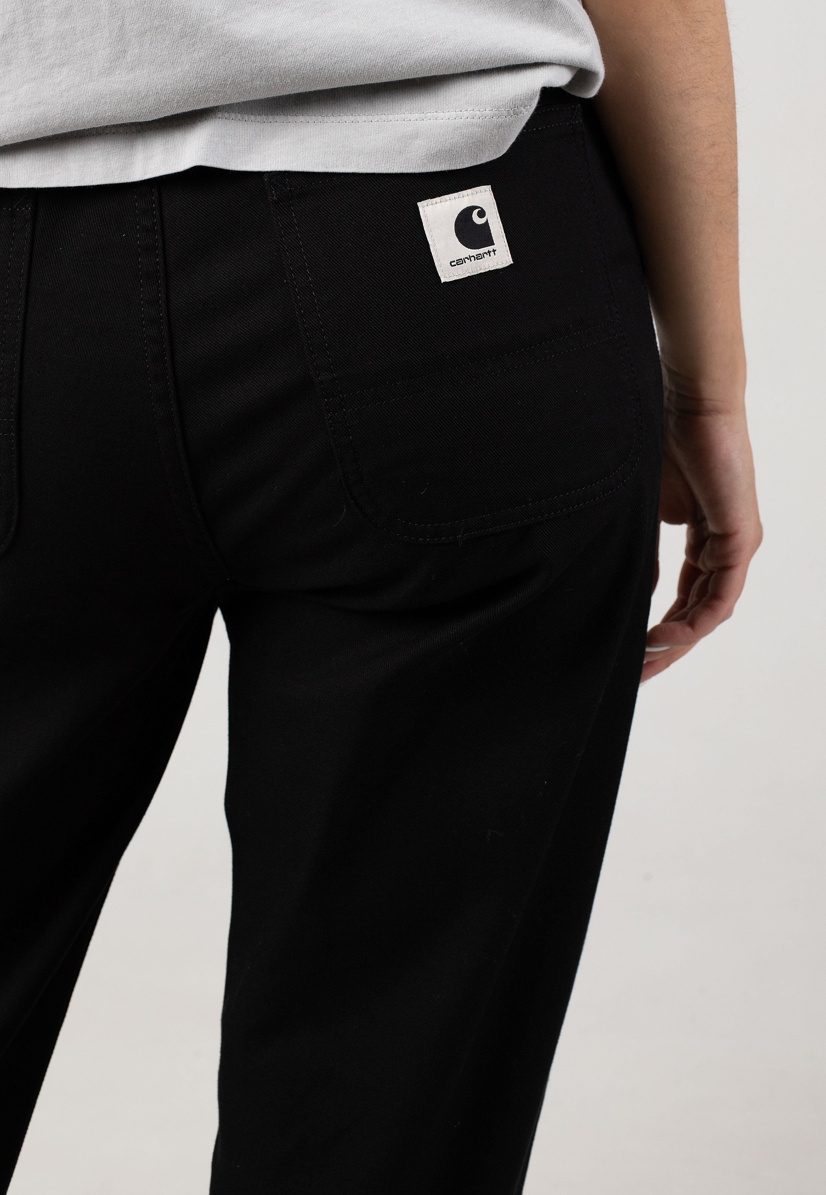 Carhartt WIP - W' Simple Rinsed Black - Pants | Women-Image
