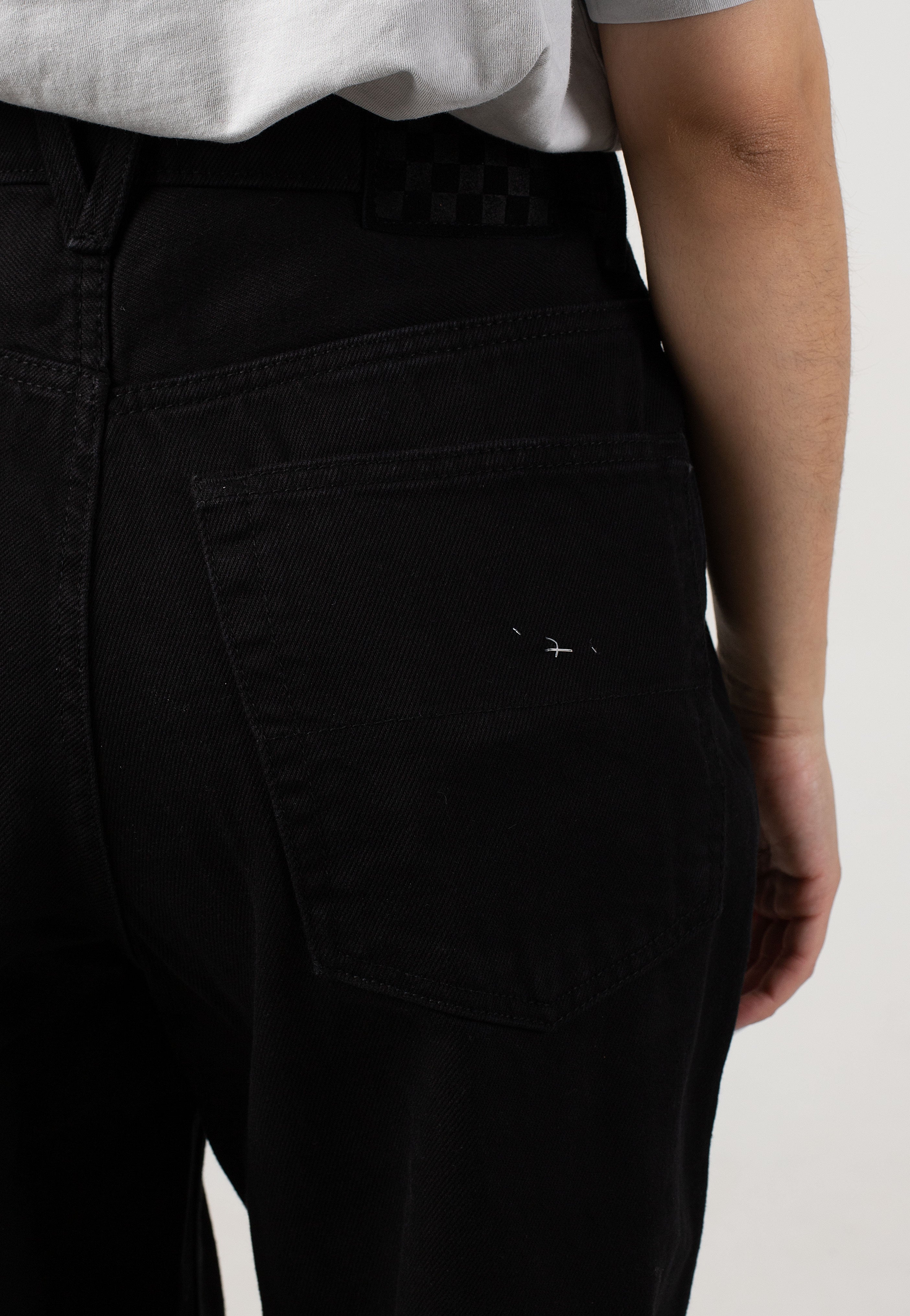 Vans - Check-5 Baggy Denim Black - Jeans | Women-Image