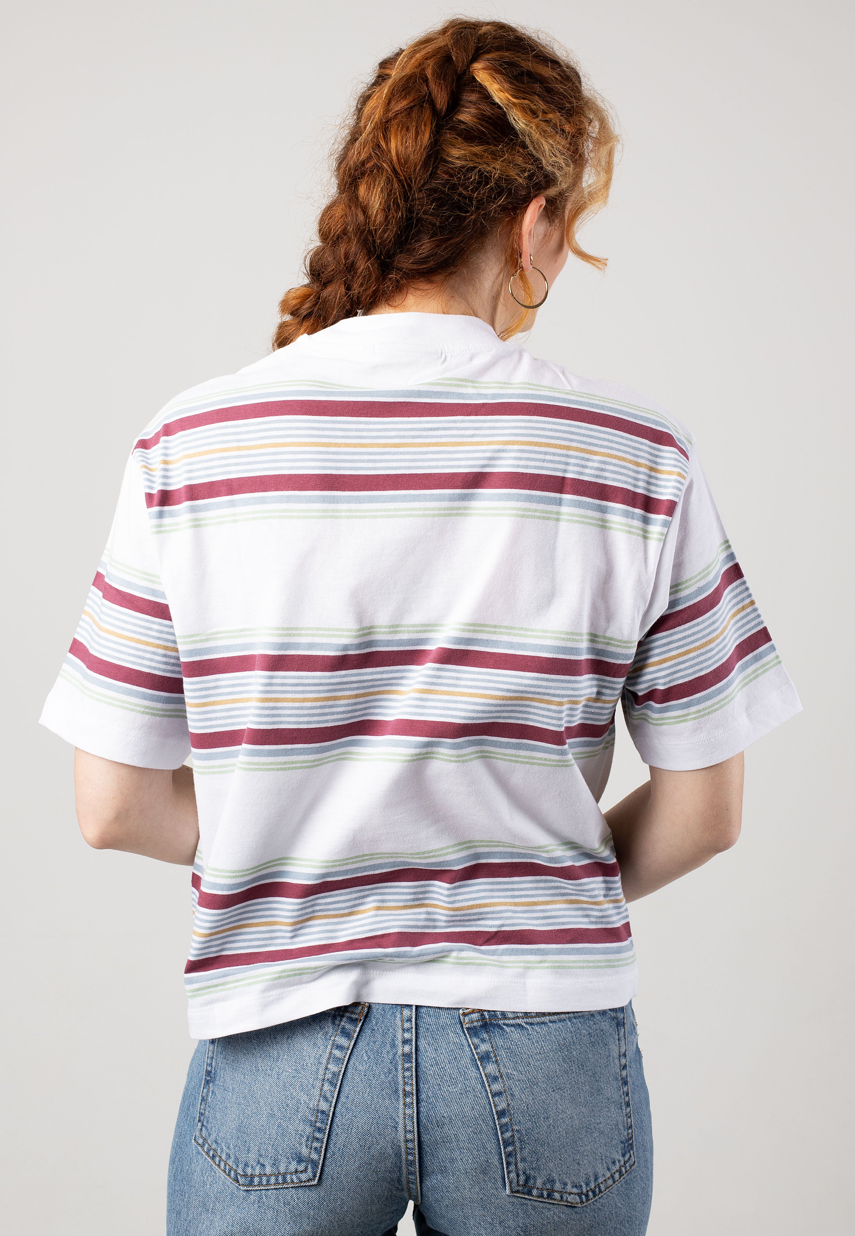 Carhartt WIP - W' Snyder Snyder Stripe/White - T-Shirt | Women-Image