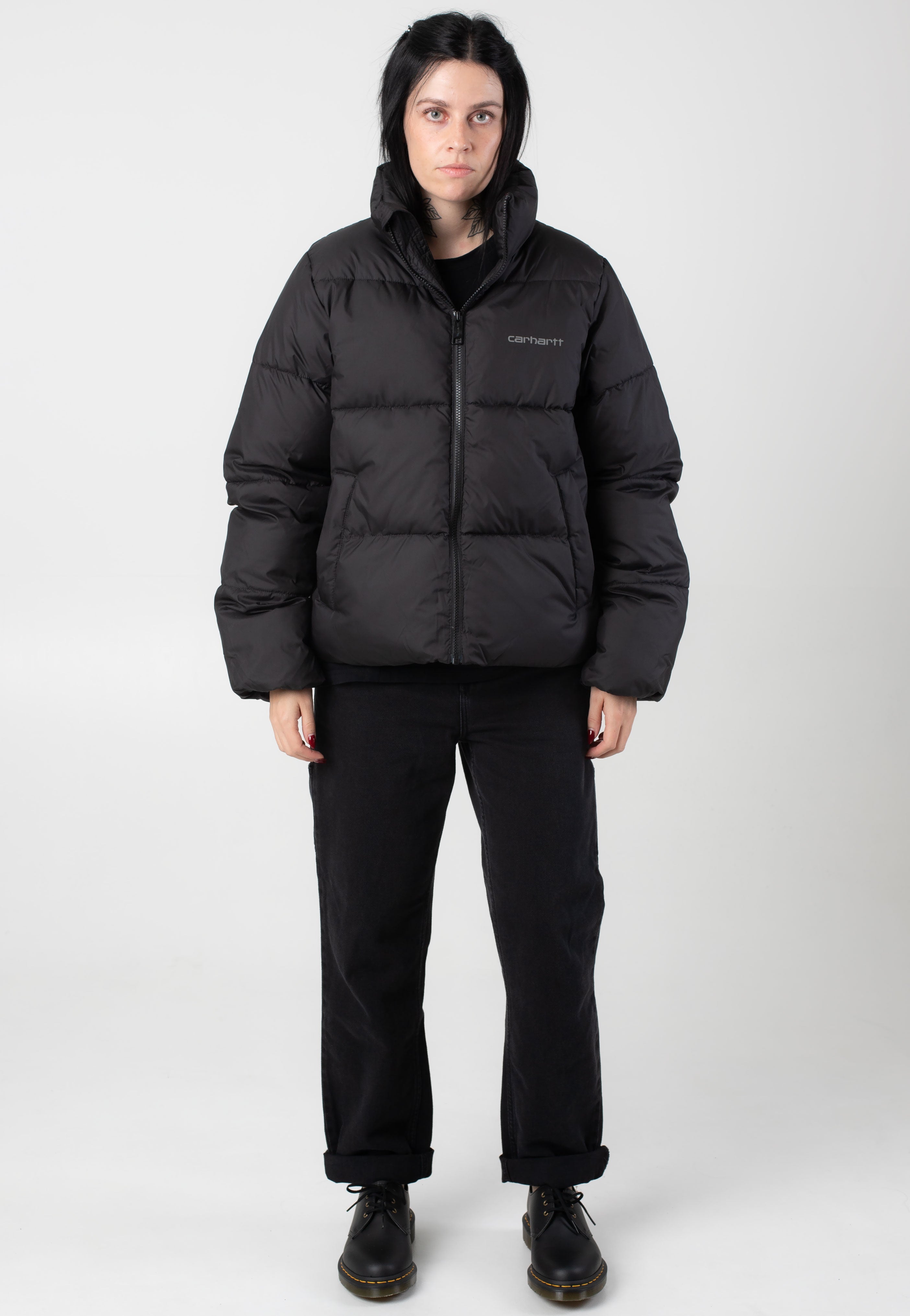 Carhartt WIP - W' Springfield Black/Misty Grey - Jacket | Women-Image