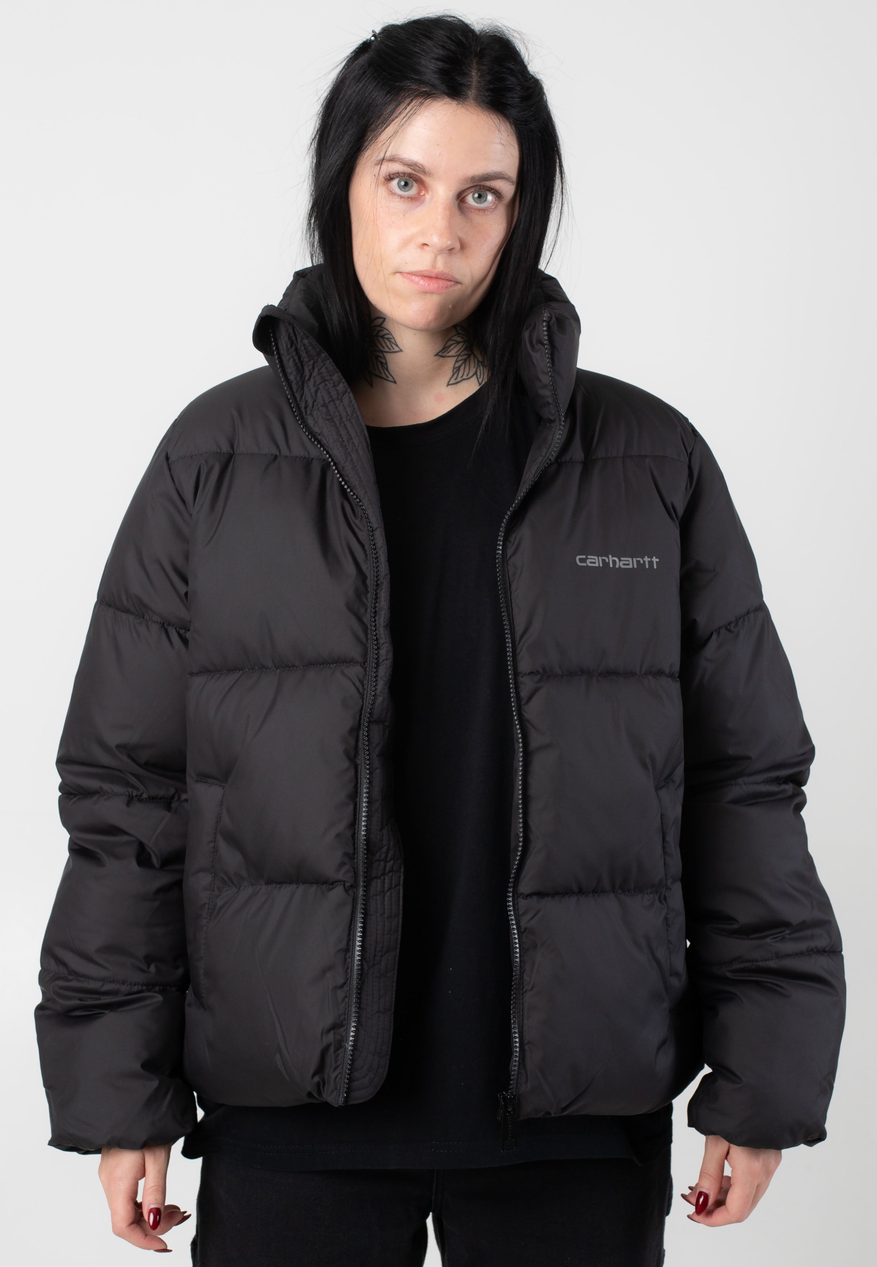 Carhartt WIP - W' Springfield Black/Misty Grey - Jacket | Women-Image