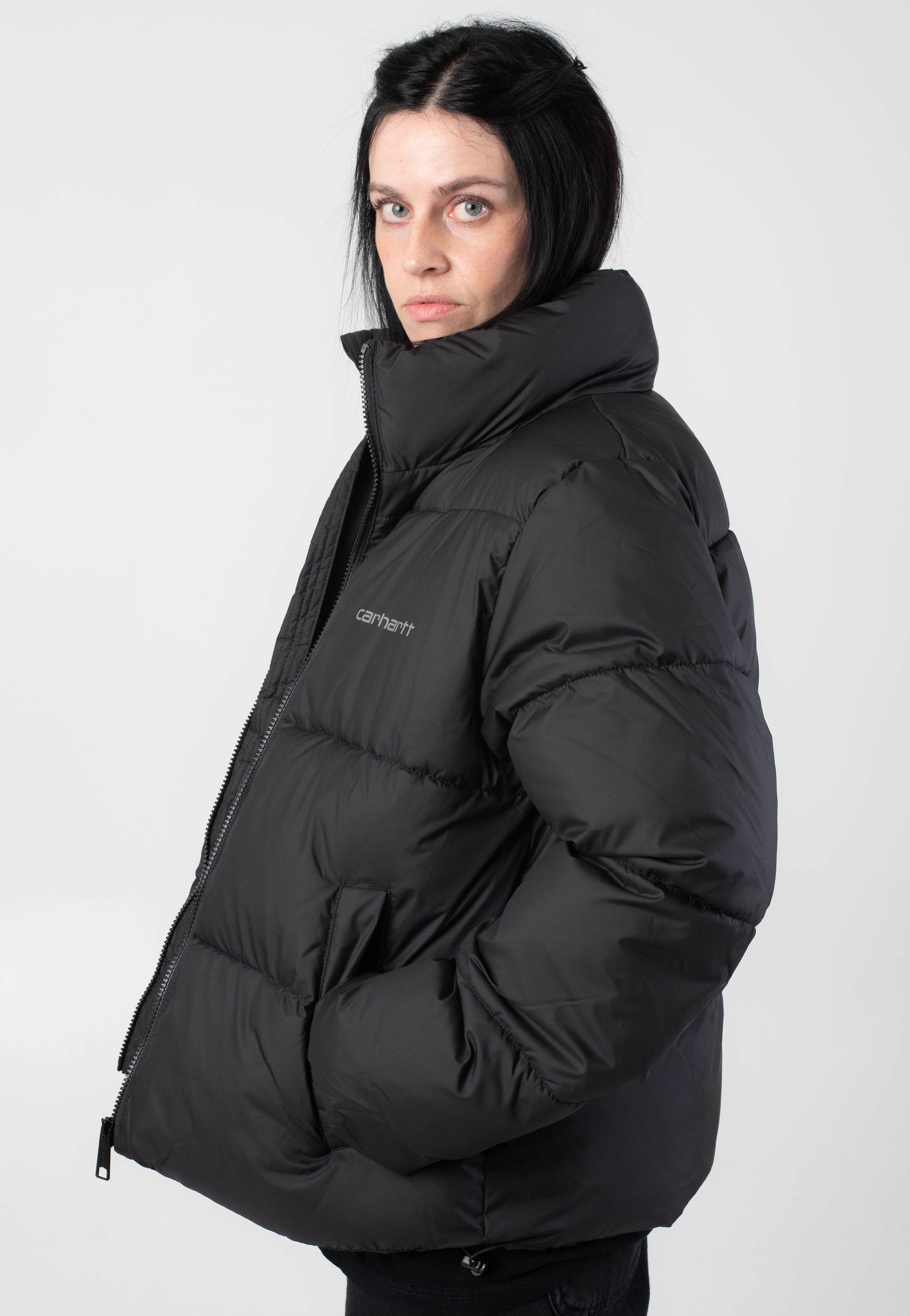 Carhartt WIP - W' Springfield Black/Misty Grey - Jacket | Women-Image
