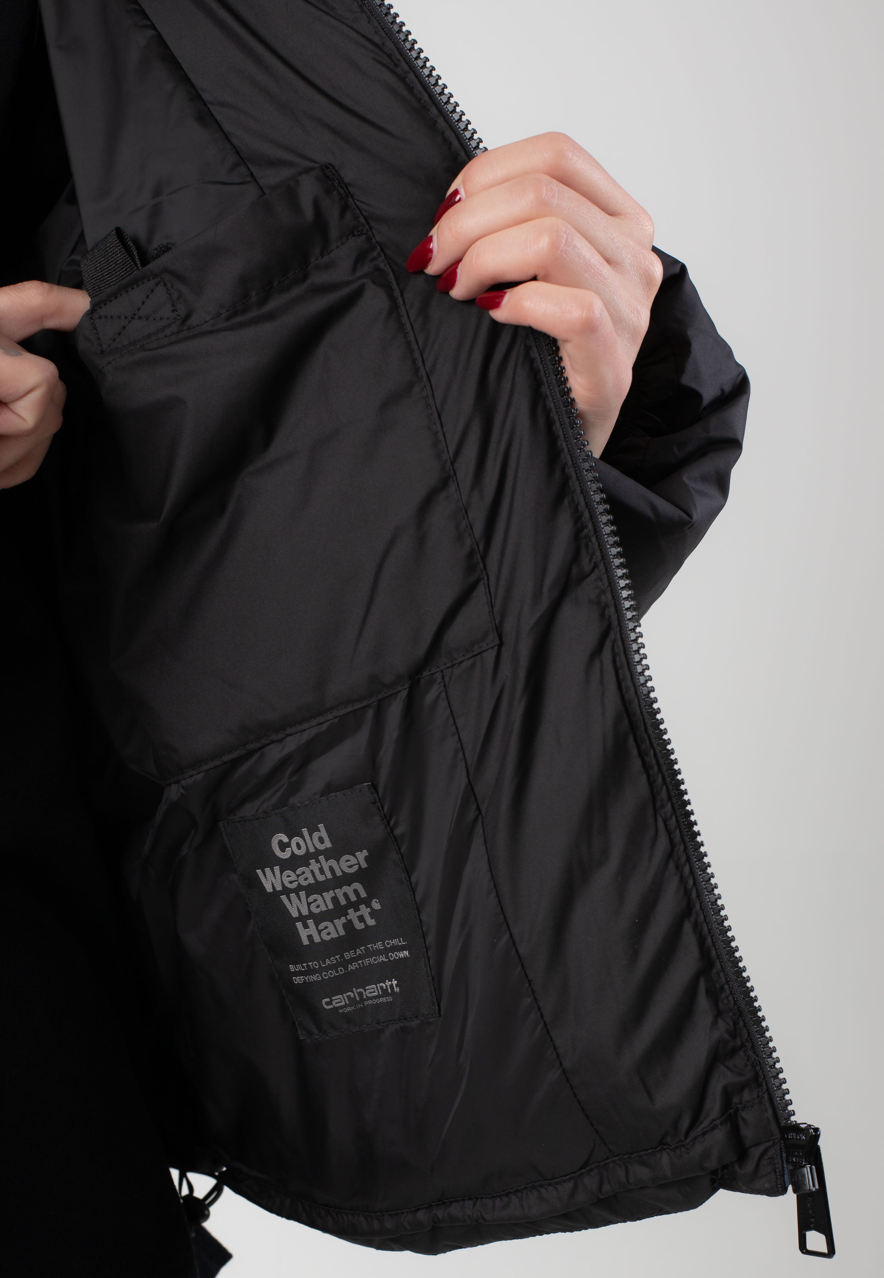 Carhartt WIP - W' Springfield Black/Misty Grey - Jacket | Women-Image