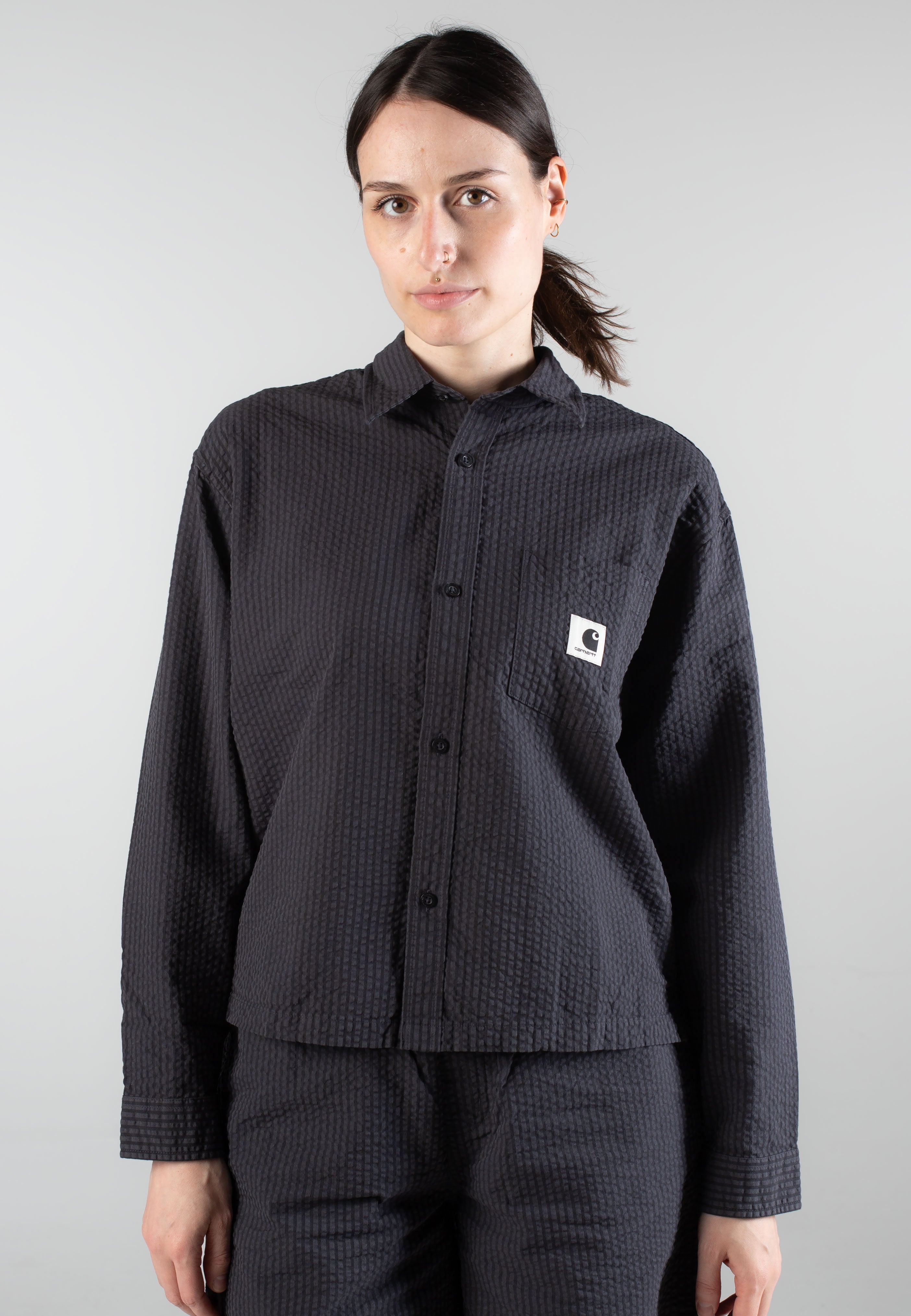 Carhartt WIP - W' Toland Stripe Black - Shirt | Women-Image