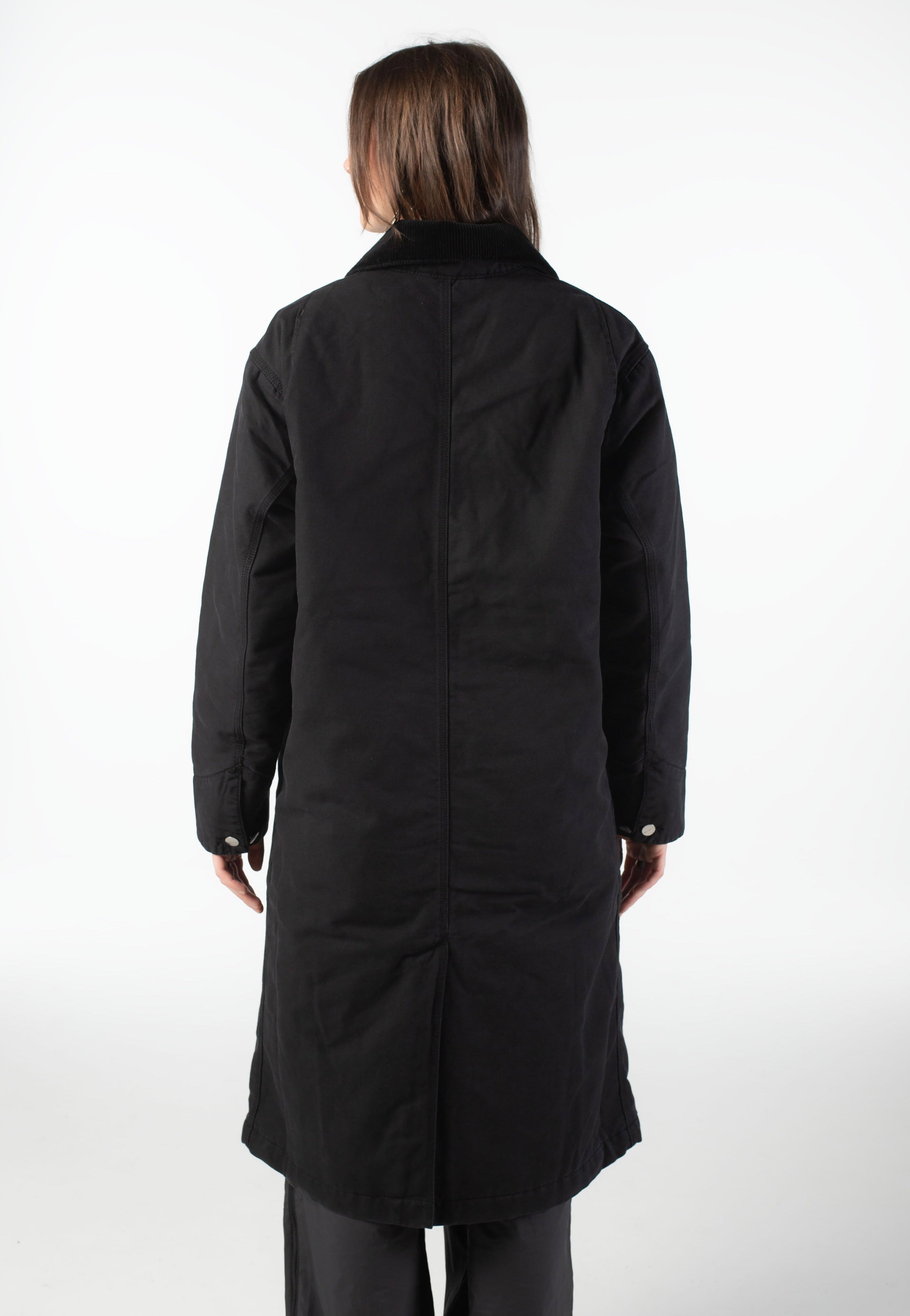 Carhartt WIP - W' Webster Stone Washed Black/Black - Jacket | Women-Image