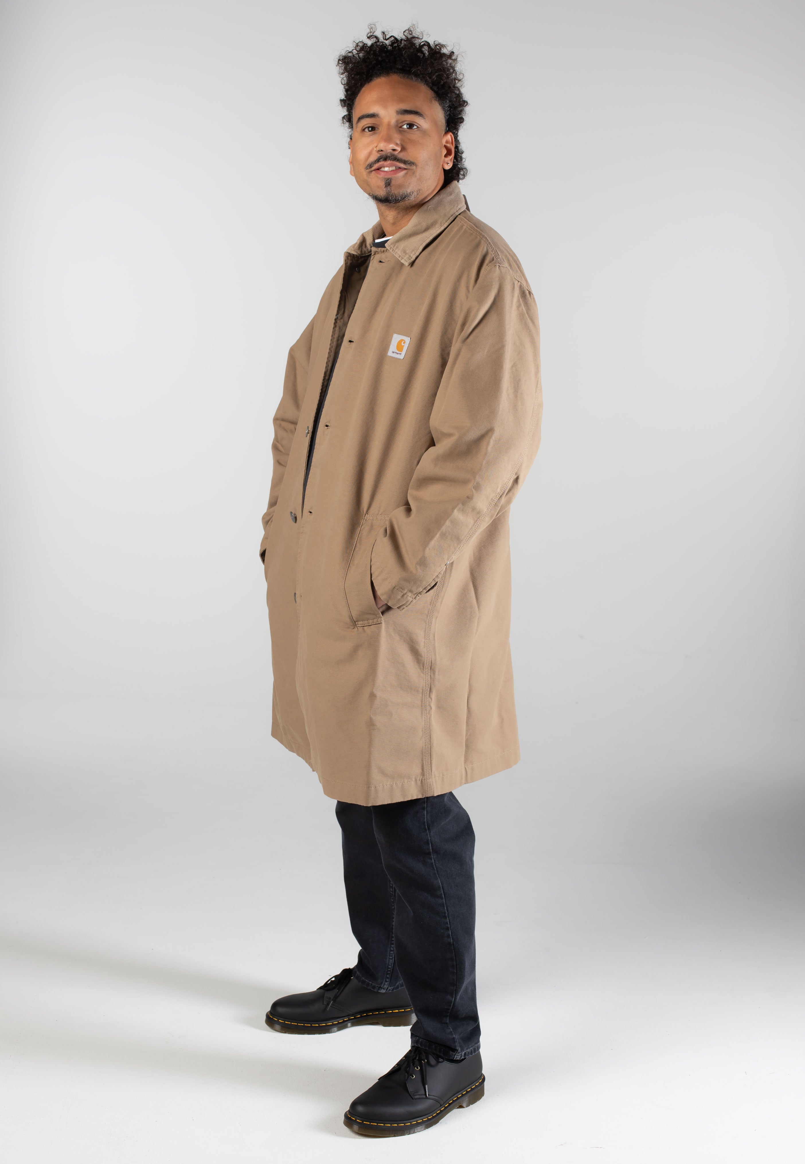 Carhartt WIP - Webster Rinsed Leather/Leather - Jacket | Men-Image