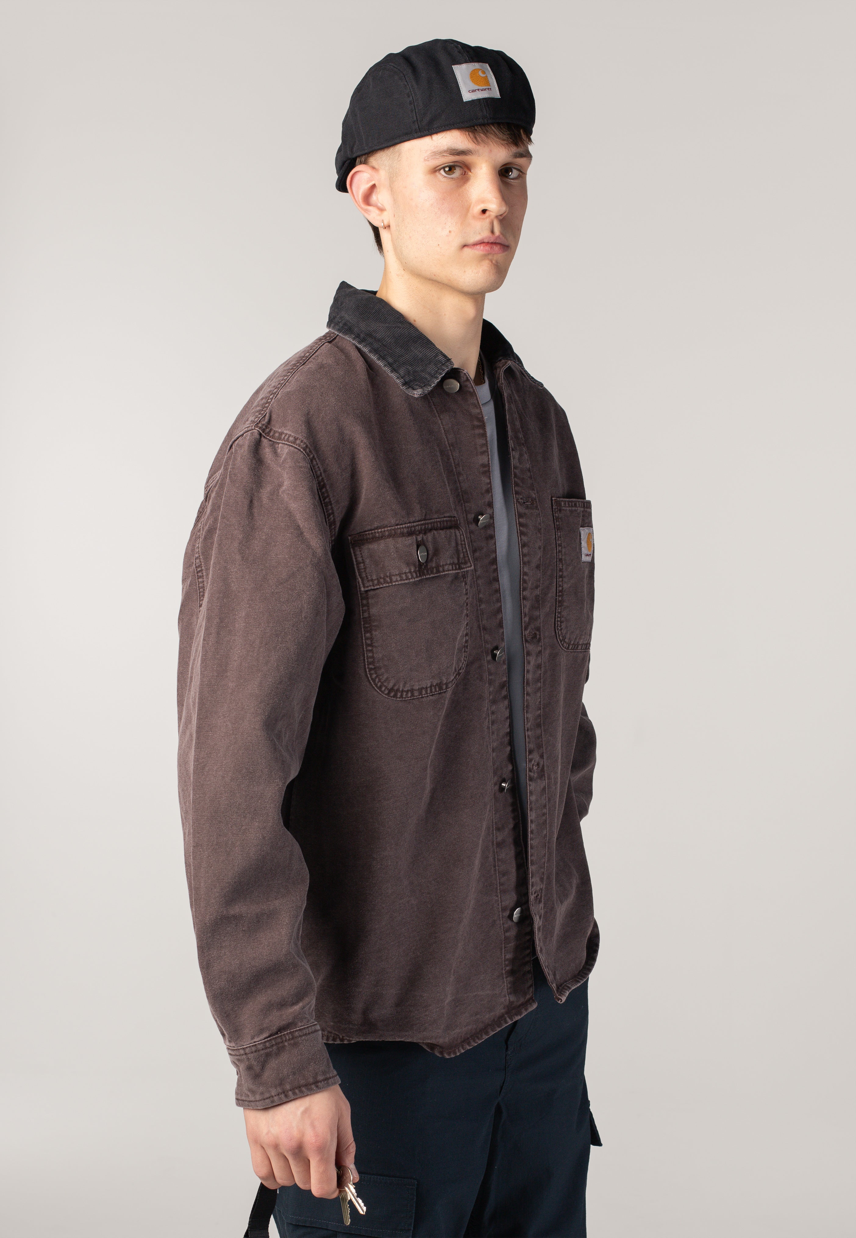 Carhartt WIP - Webster Stone Washed Black - Hat | Neutral-Image