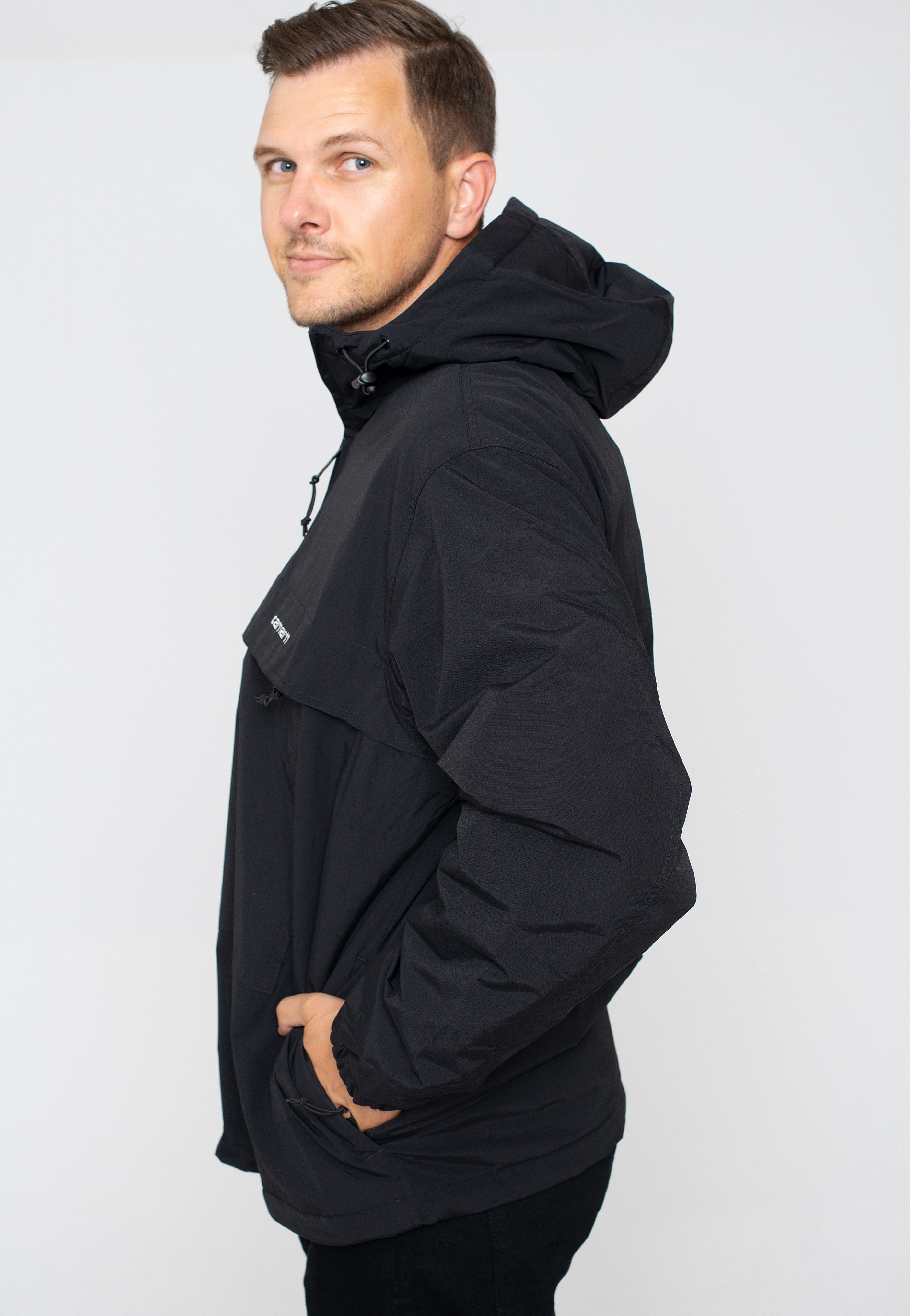 Carhartt WIP - Windbreaker Black/White - Jacket | Men-Image