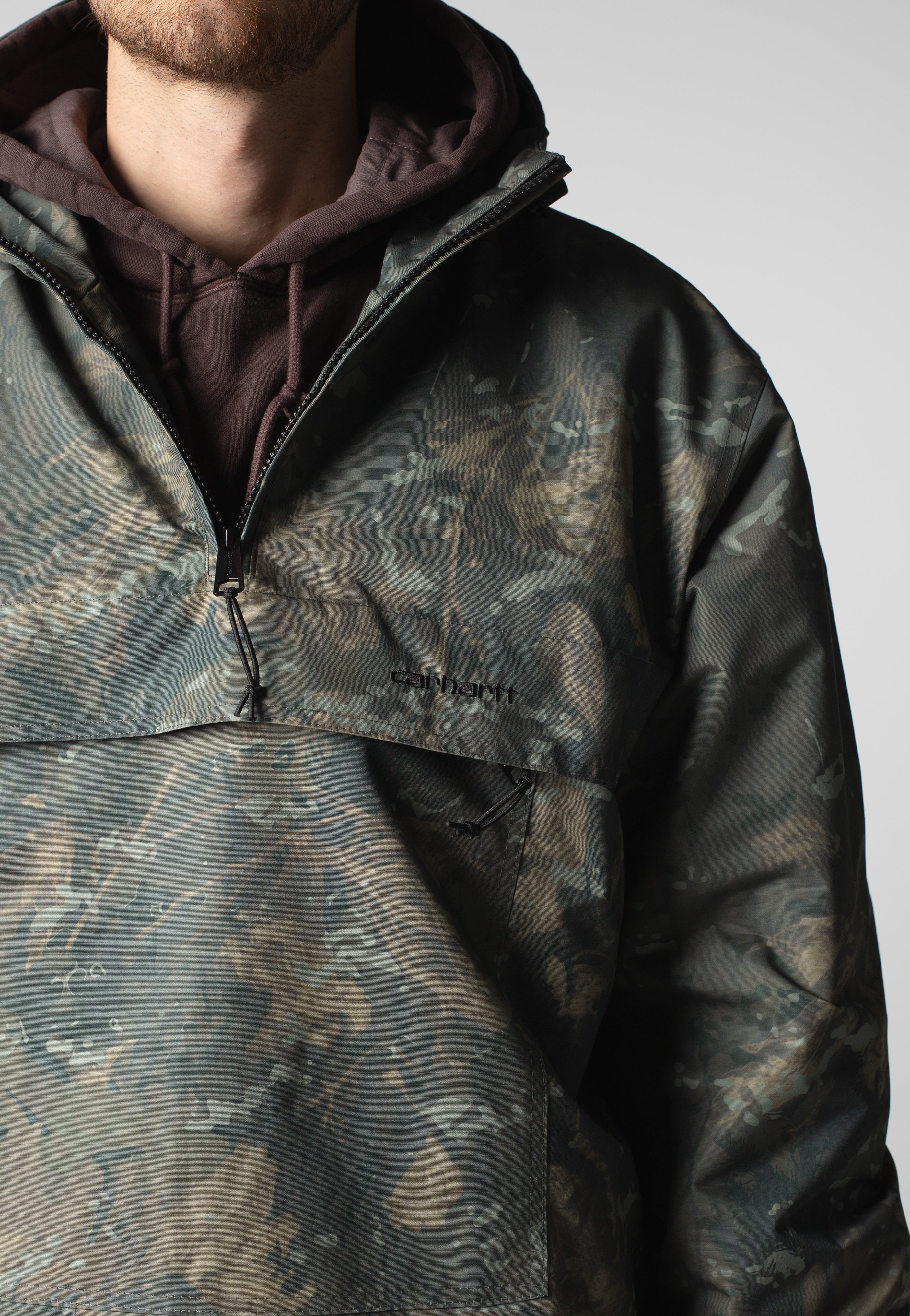 Carhartt WIP - Windbreaker Camo Combi/Green/Black - Jacket | Men-Image