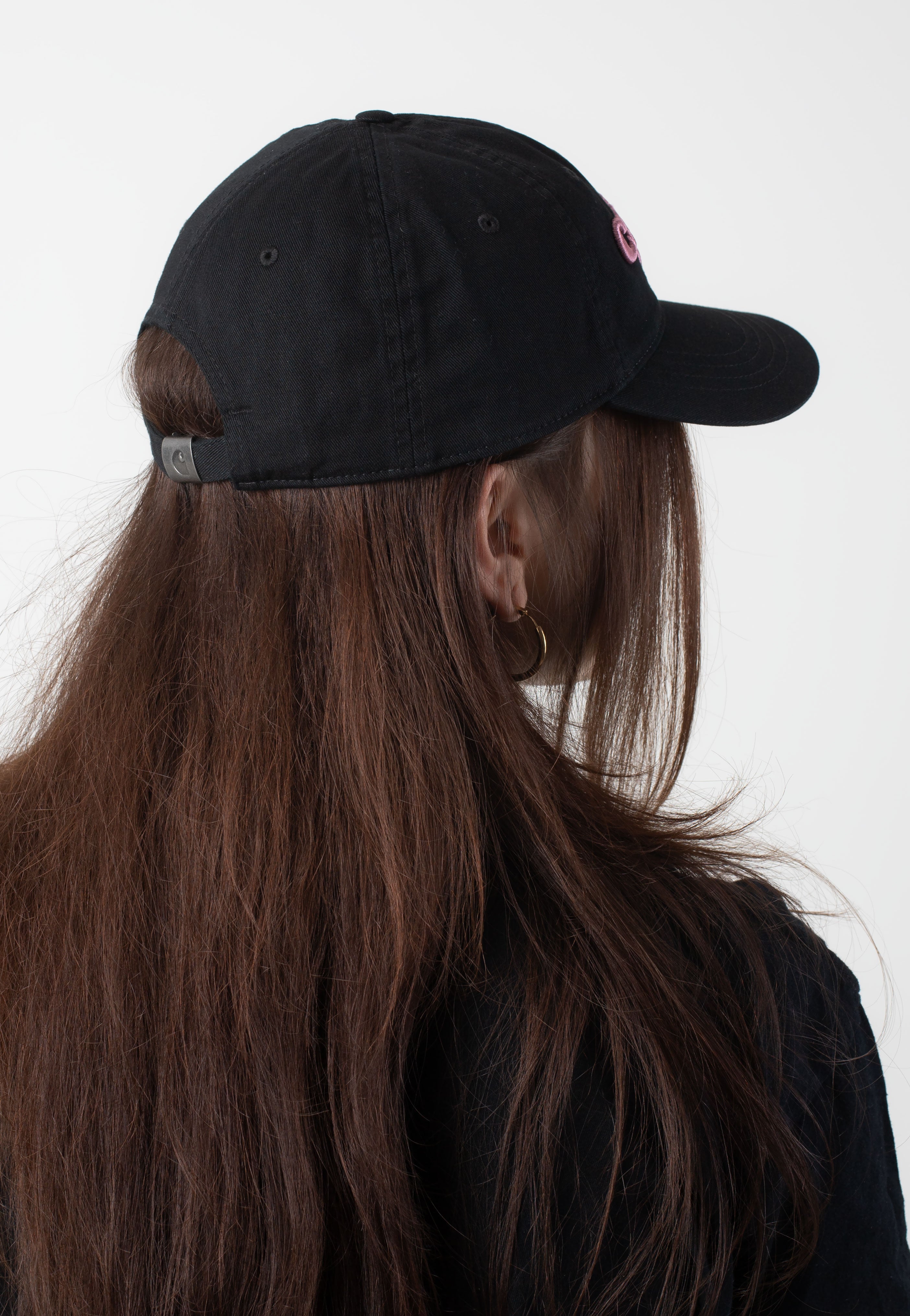 Carhartt WIP - WIP Script Black/Hortensia - Cap | Neutral-Image