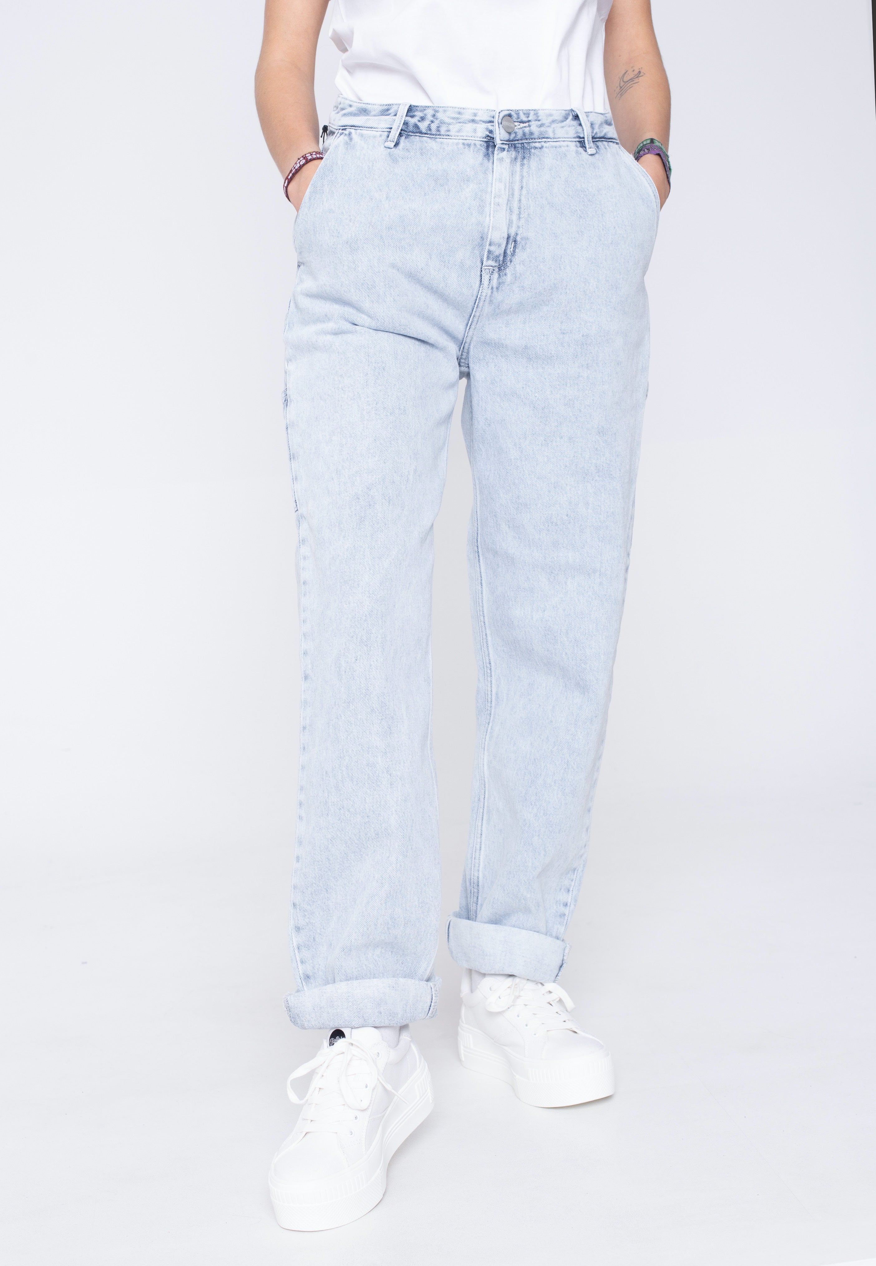 Carhartt WIP - W' Pierce Blue Sun Washed - Jeans | Women-Image