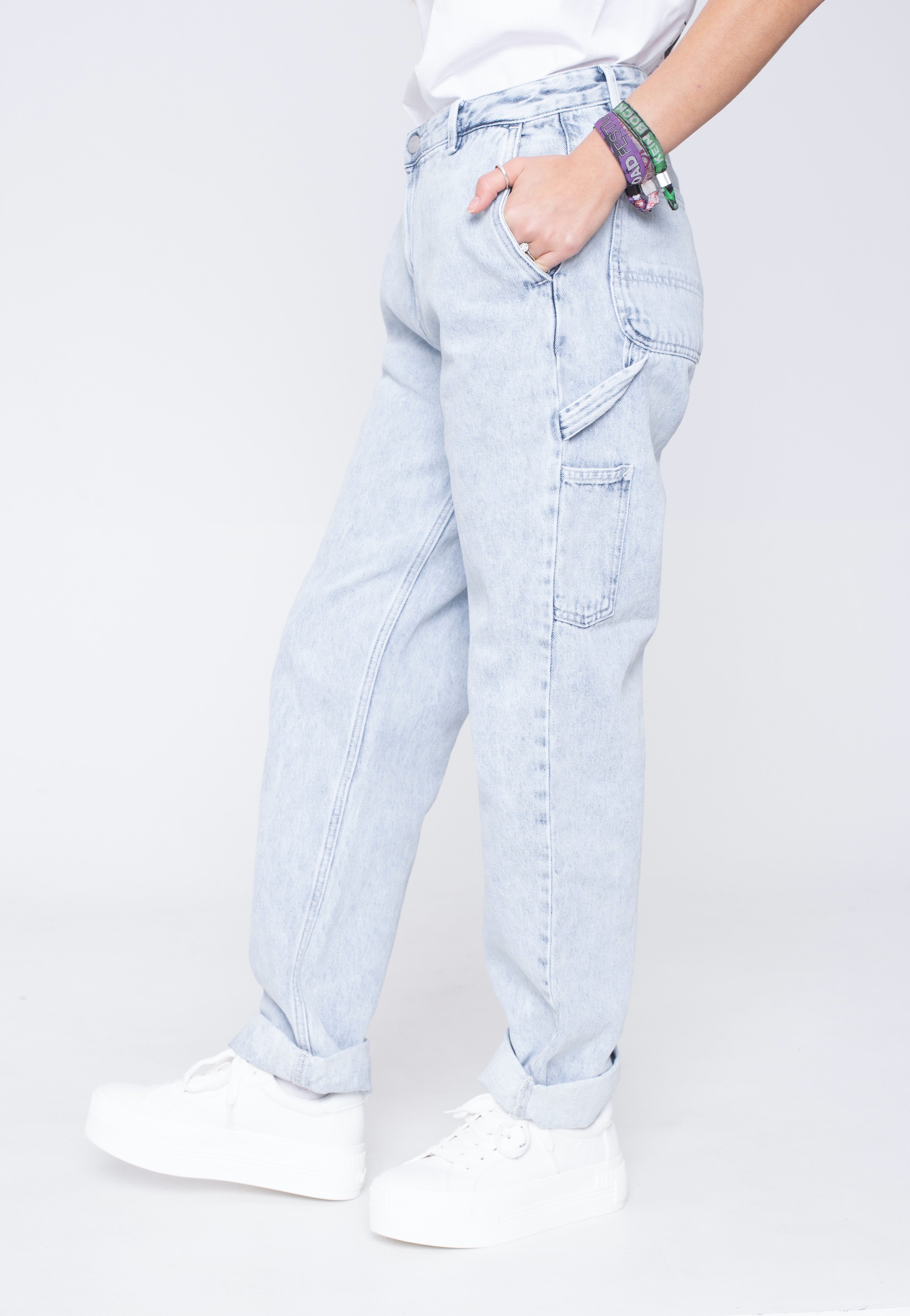 Carhartt WIP - W' Pierce Blue Sun Washed - Jeans | Women-Image