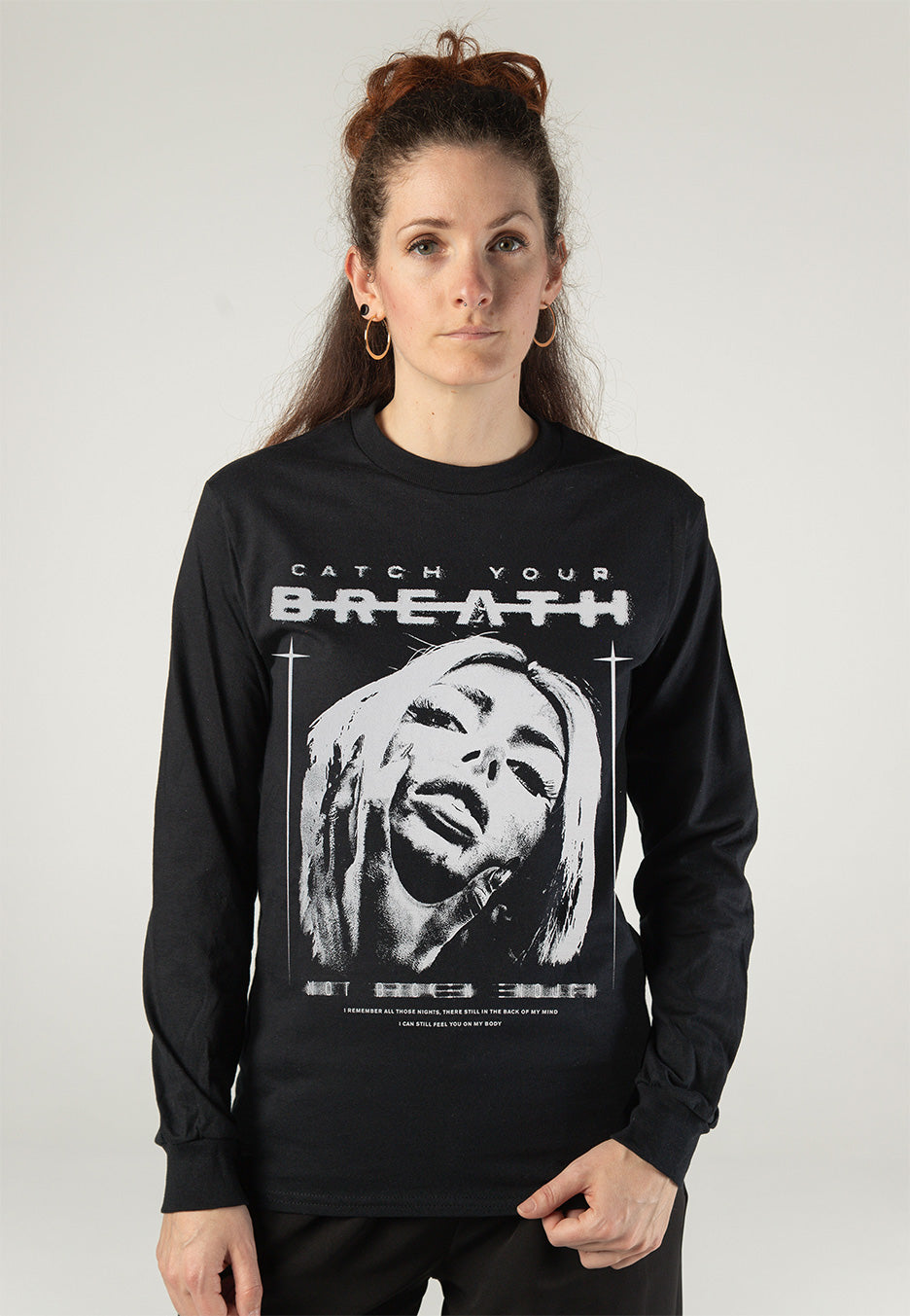 Catch Your Breath Not Broken Enough Artwork Longsleeve | Women-Image