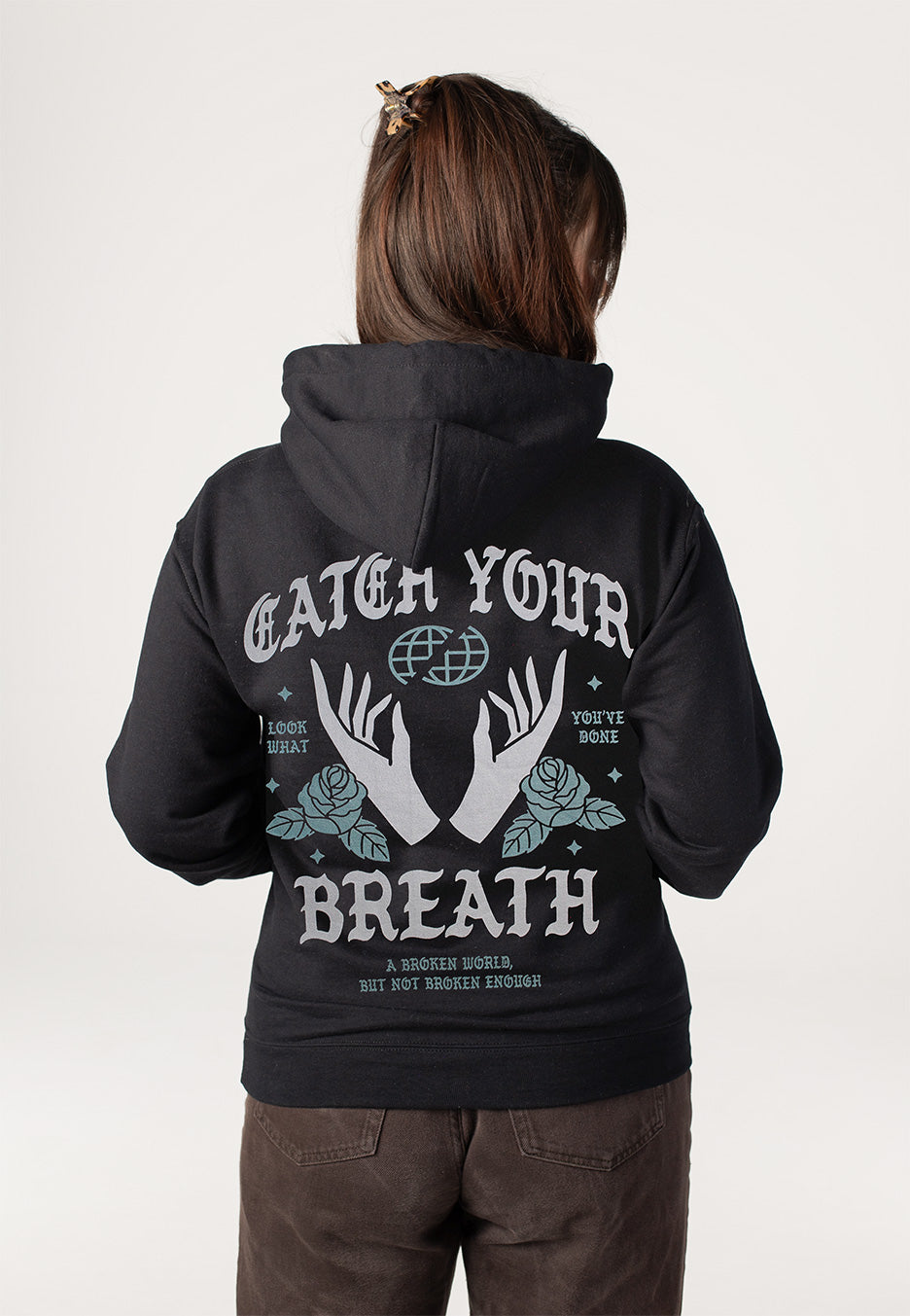 Catch Your Breath Not Broken Enough Hoodie | Women-Image