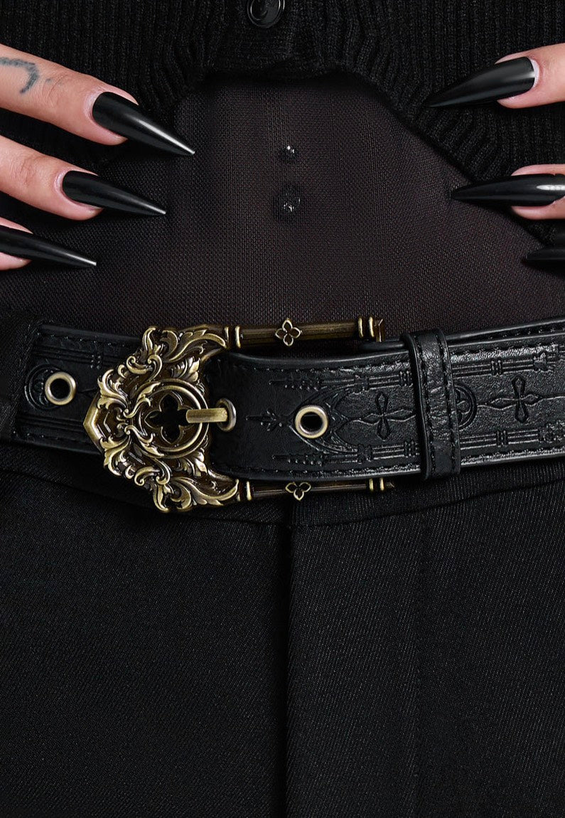 Killstar Cathedra Black Pasek | Women-Image