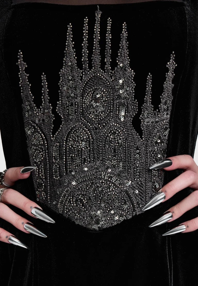 Killstar Cathedra Corset Mini Multi Sukienka | Women-Image