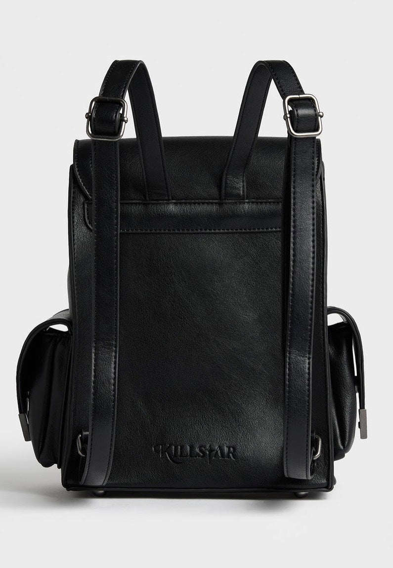 Killstar Cathedra Embroidered Black Backpack | Women-Image